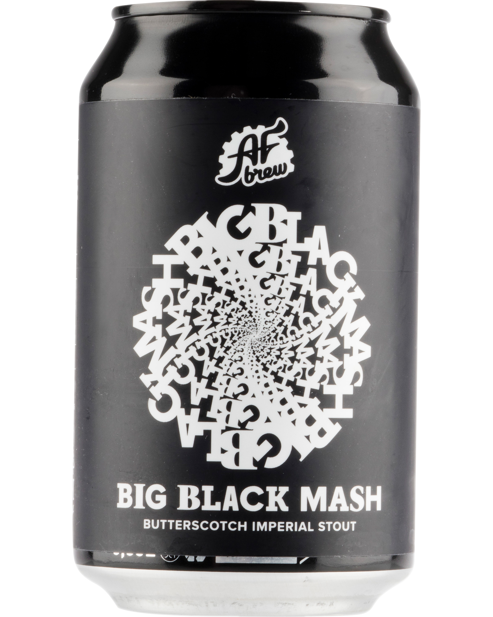 AF Brew AF Brew Big Black Mash can — PNG format 1600×2000 pixels