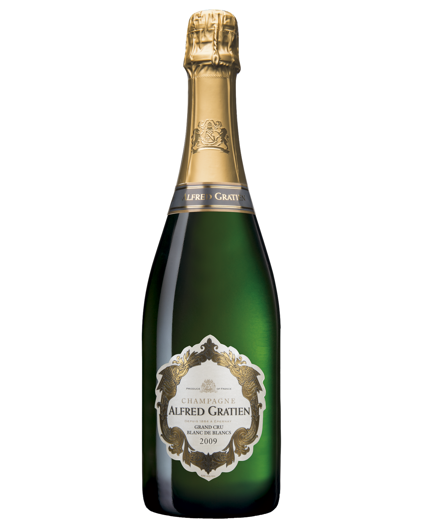 Alfred Gratien Grand Cru Blanc de Blanc 2009 — PNG format 1600×2000 pixels