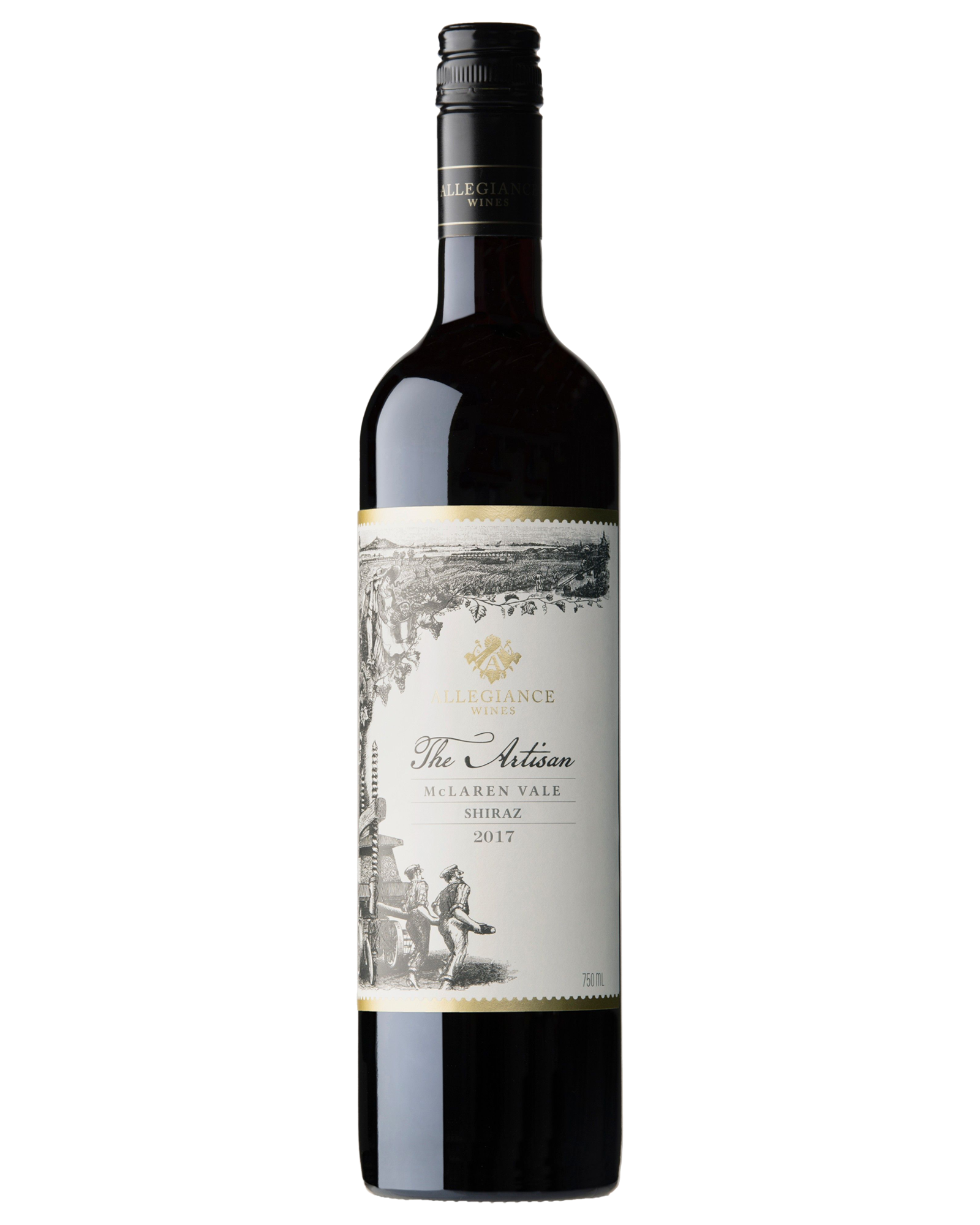 Allegiance Wines The Artisan McLaren Vale Shiraz 2017 — PNG format 1600×2000 pixels