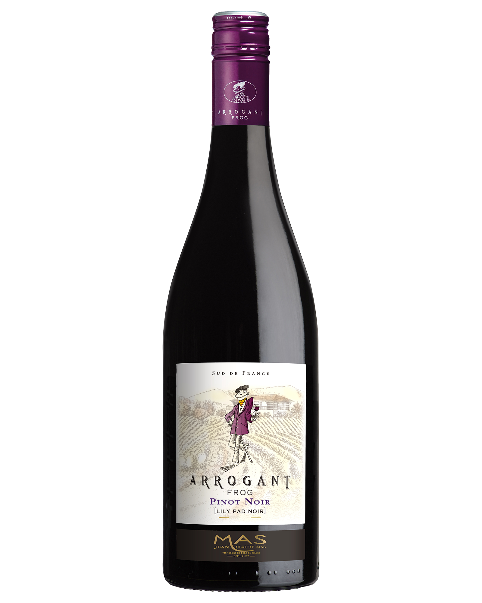 Arrogant Frog Pinot Noir — PNG format 1600×2000 pixels