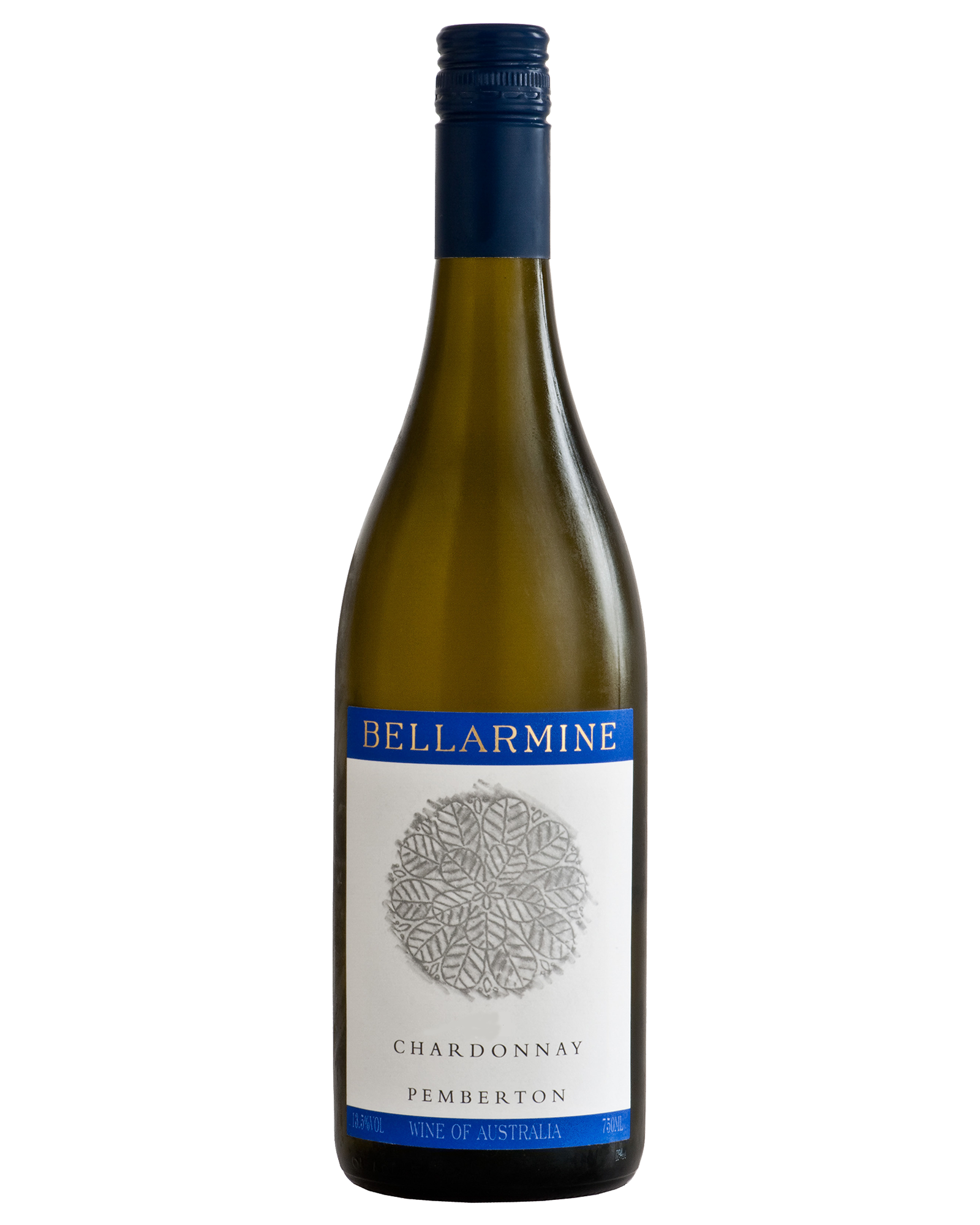 Bellarmine Pemberton Chardonnay 2017 — PNG format 1600×2000 pixels