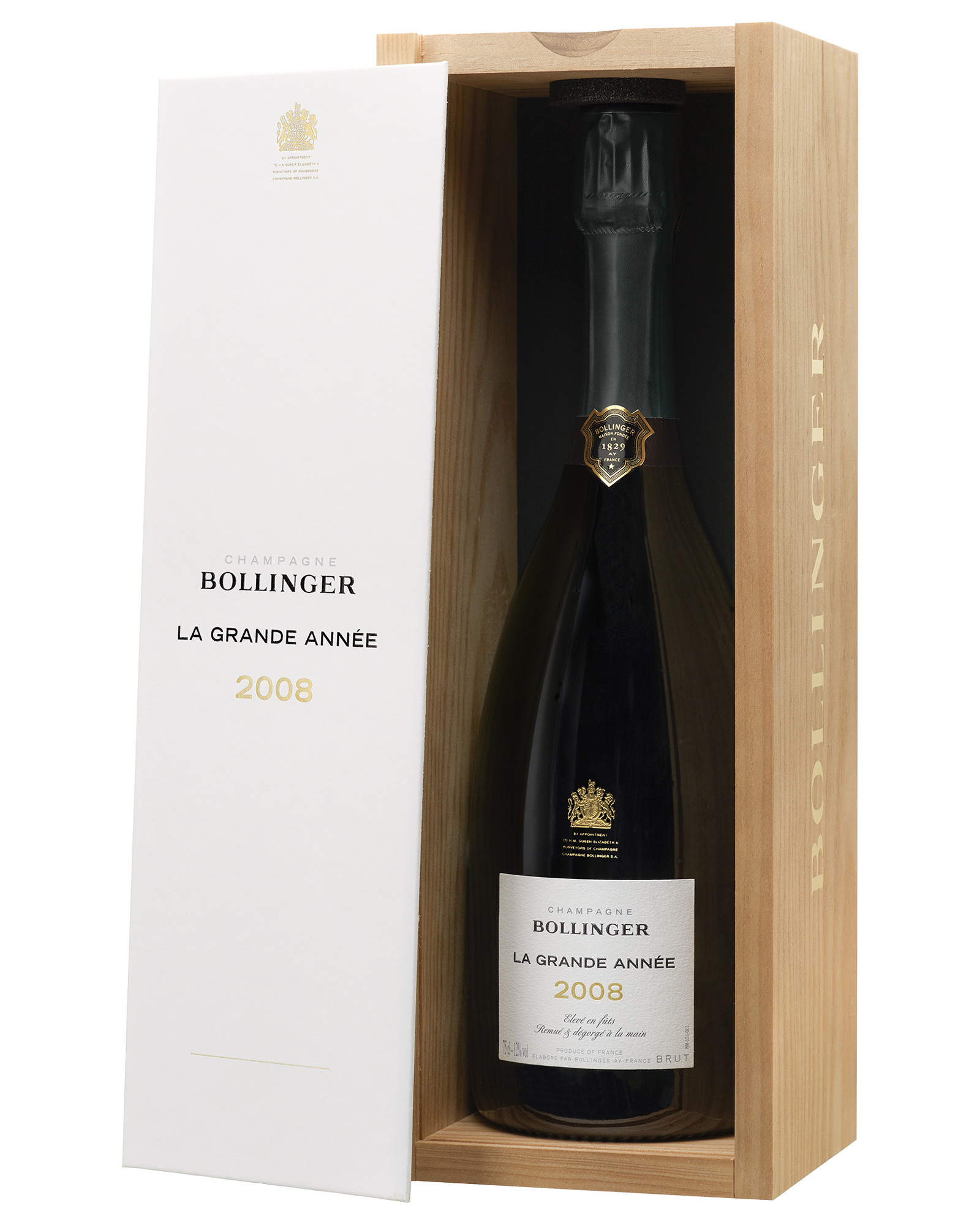 Bollinger La Grande Annee Champagne 2008 — PNG format 1600×2000 pixels