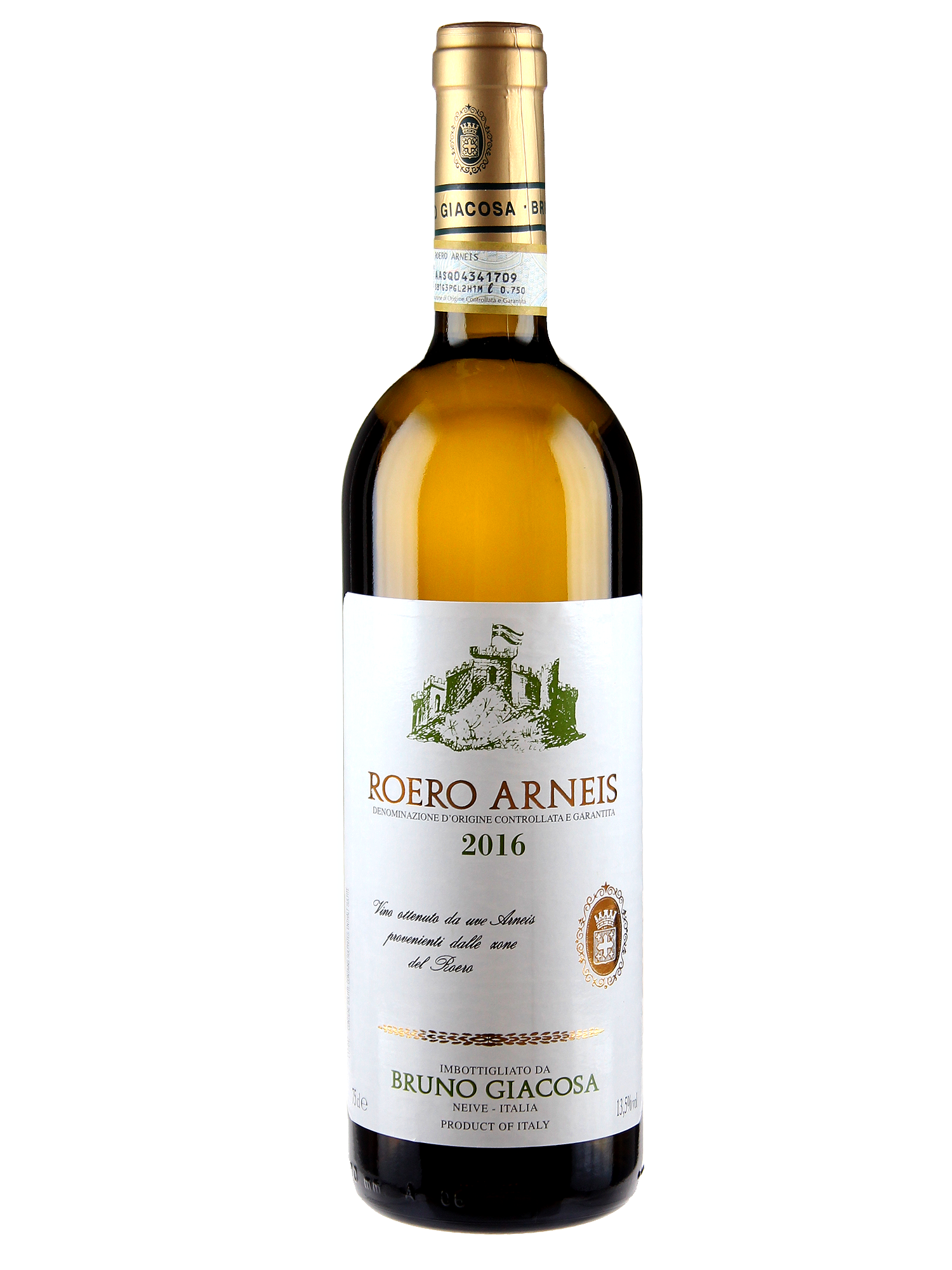 Bruno Giacosa 2019 Roero Arneis — PNG format 1500×2000 pixels