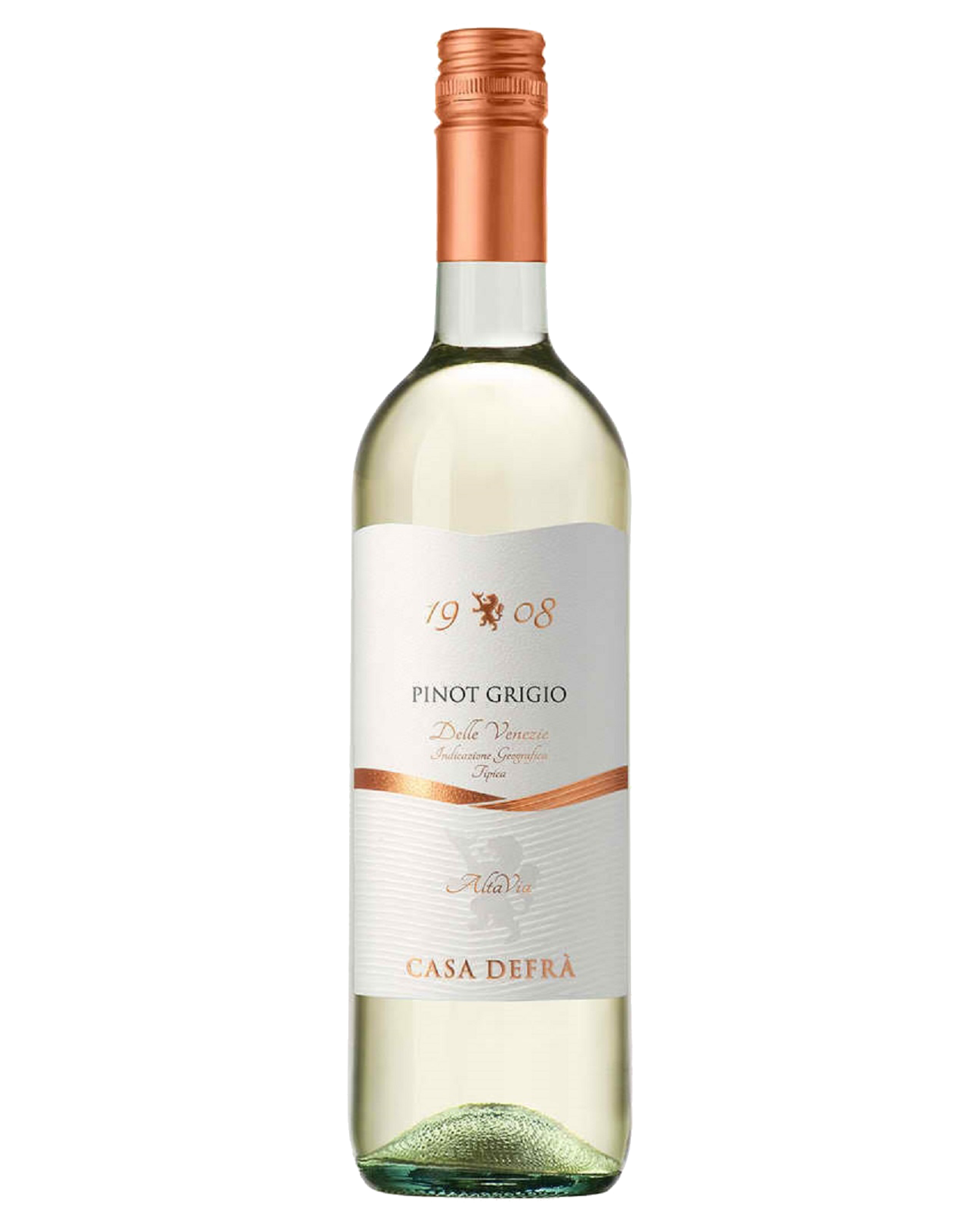 Casa Defra Casa Defra 1908 Pinot Grigio IGT 2018 — PNG format 1600×2000 pixels