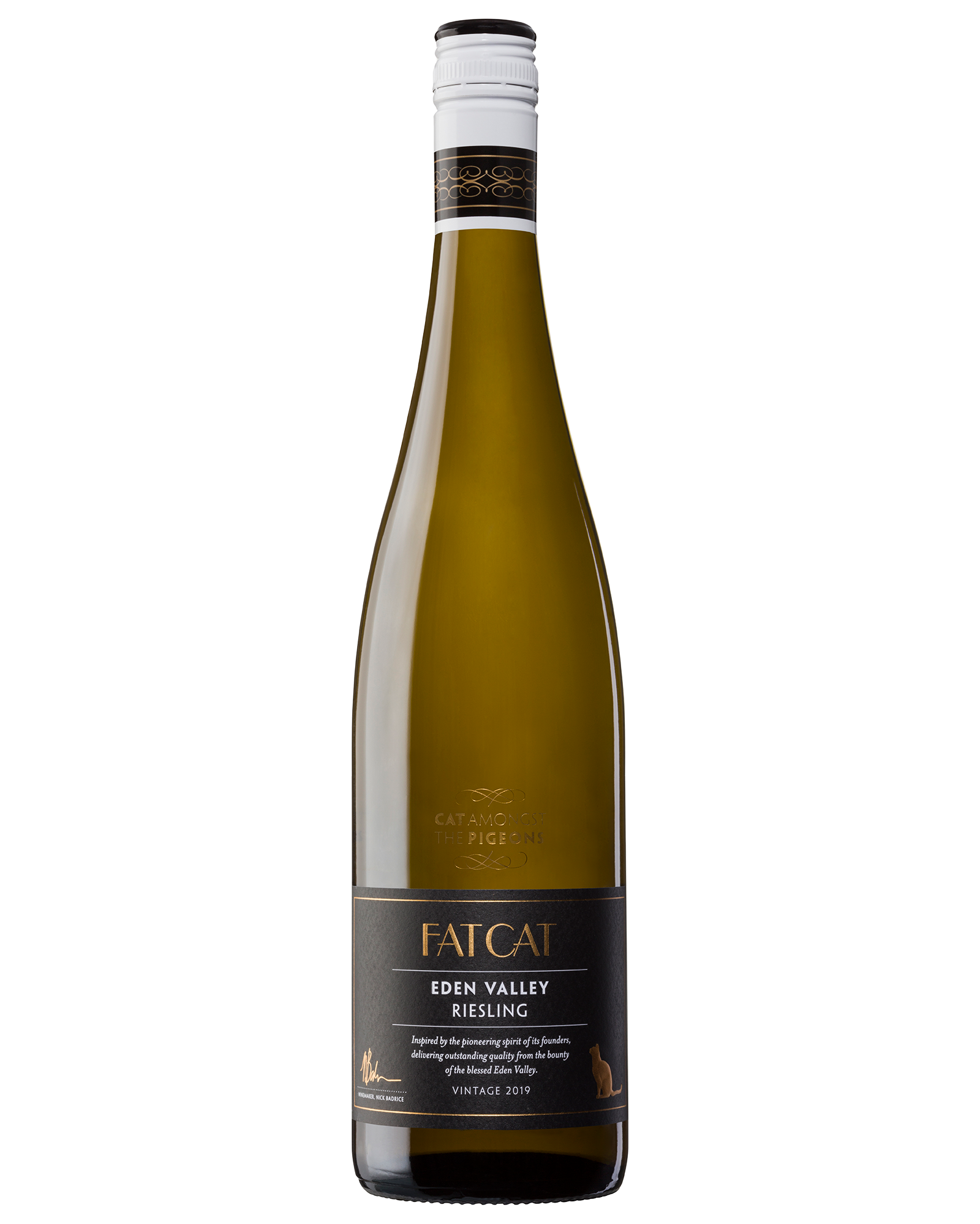 Cat Amongst The Pigeons Fat Cat Eden Valley Riesling — PNG format 1600×2000 pixels