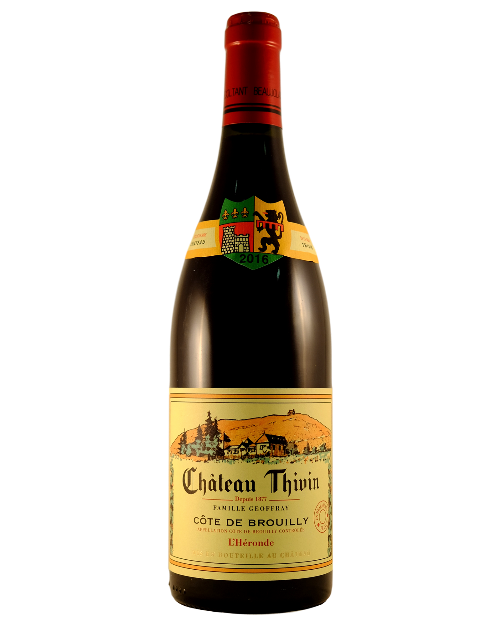 Chateau Thivin Cote de Brouilly L’Heronde — PNG format 1600×2000 pixels