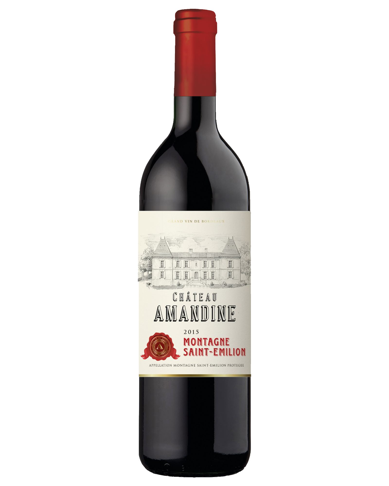 Château Amandine 2015 — PNG format 1600×2000 pixels