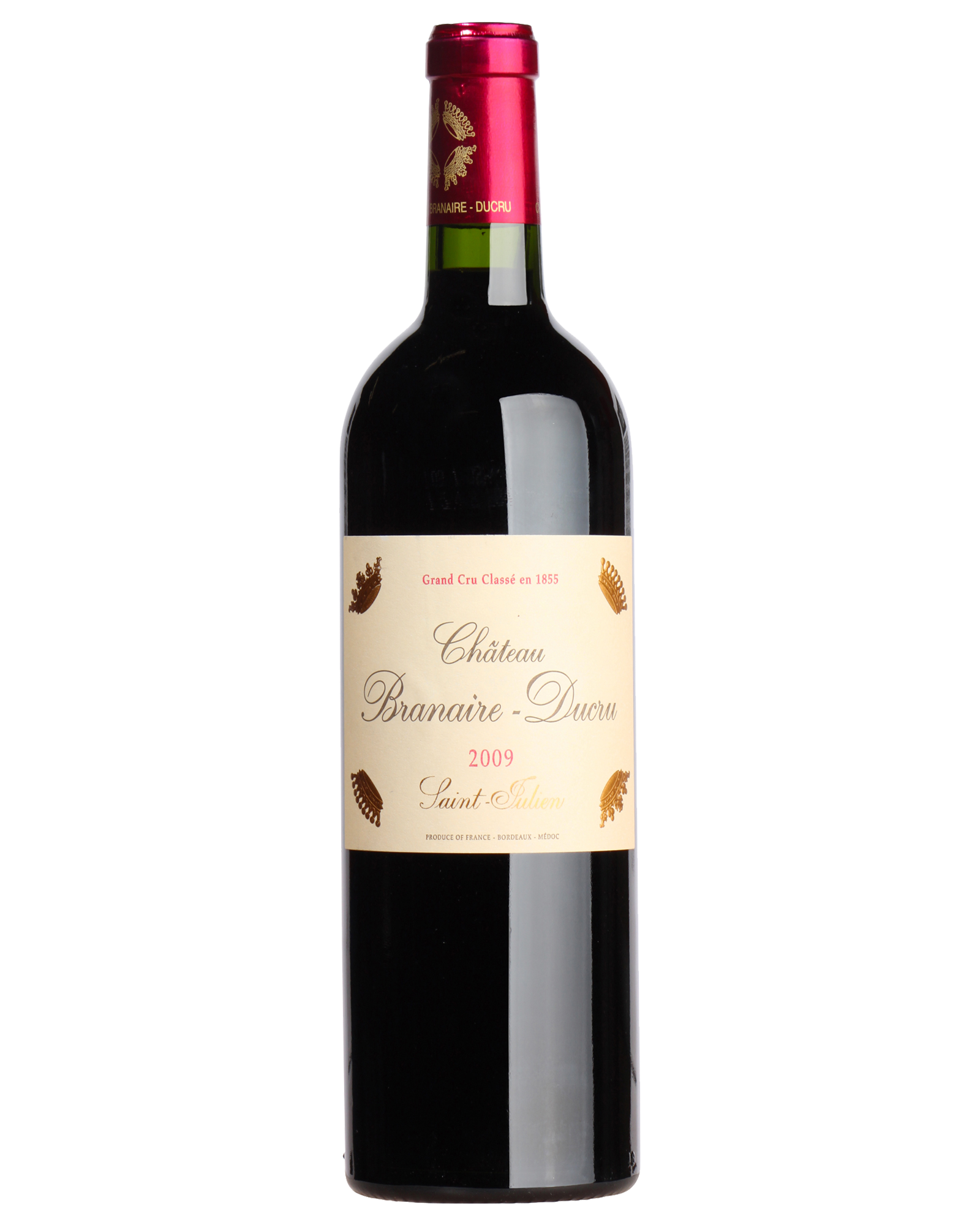 Château Branaire-Ducru Saint-Julien 2009 — PNG format 1600×2000 pixels