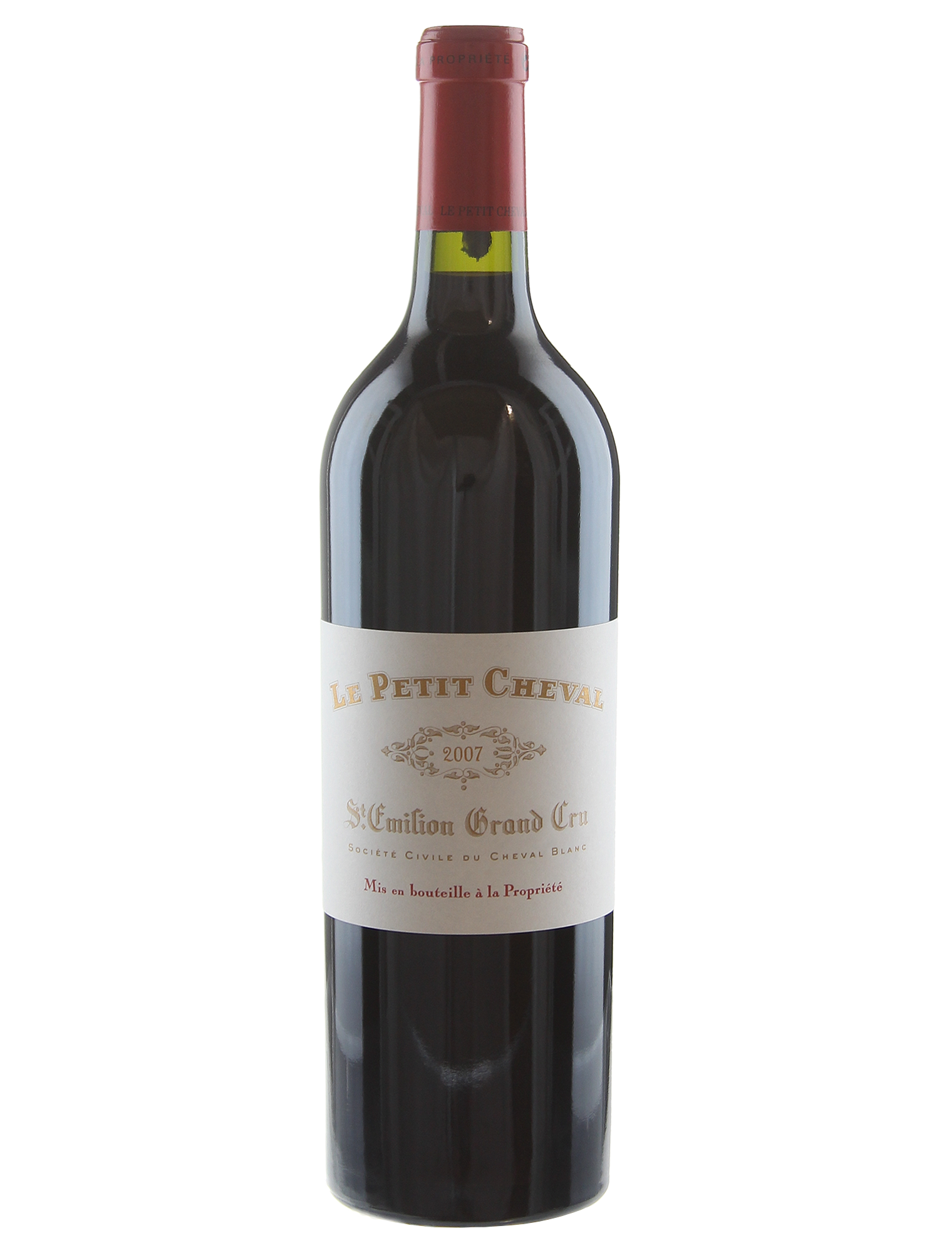 Château Cheval Blanc Le Petit Cheval (2nd Vin) 2016 — PNG format 1520×2000 pixels
