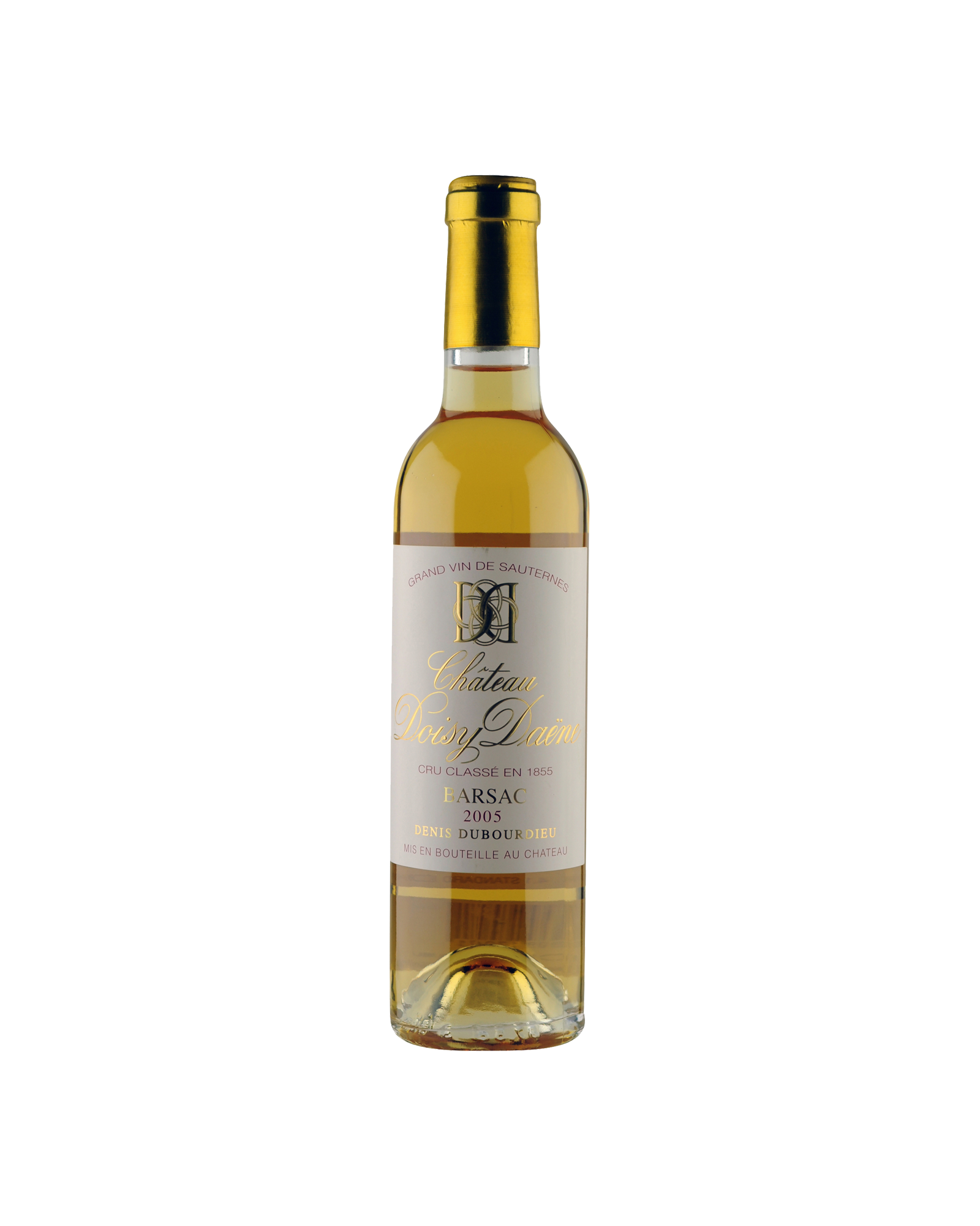 Château Doisy-Daëne Barsac 2005 375mL — PNG format 1600×2000 pixels