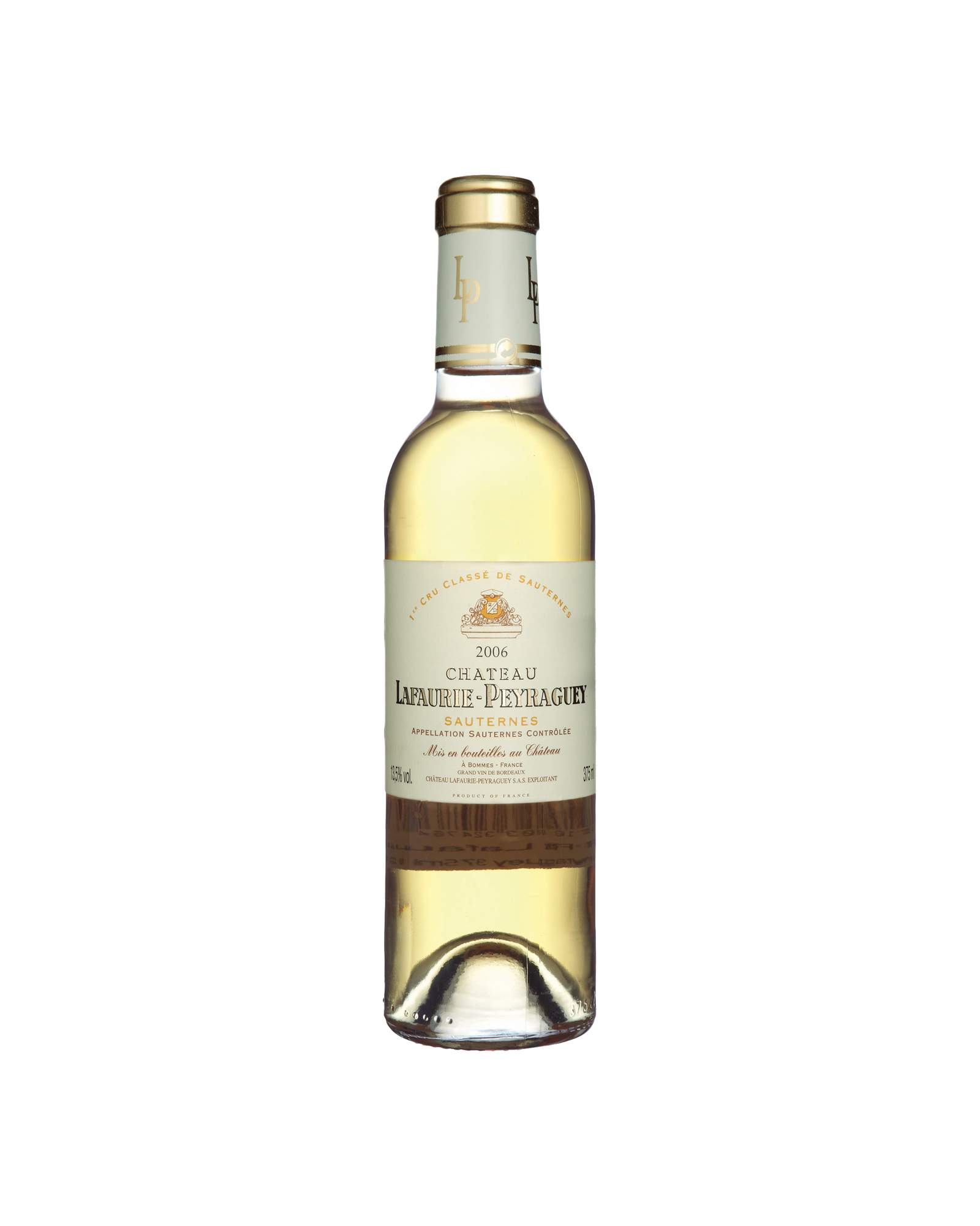 Château Lafaurie-Peyraguey Sauternes 2004 375mL — PNG format 1600×2000 pixels