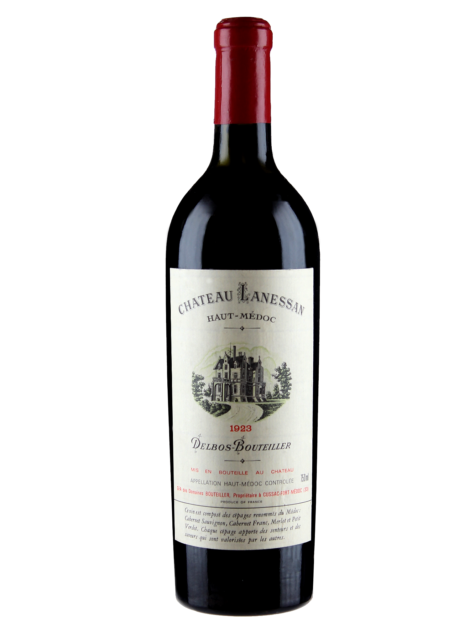 Château Lanessan Château Lanessan 1923 — PNG format 1500×2000 pixels