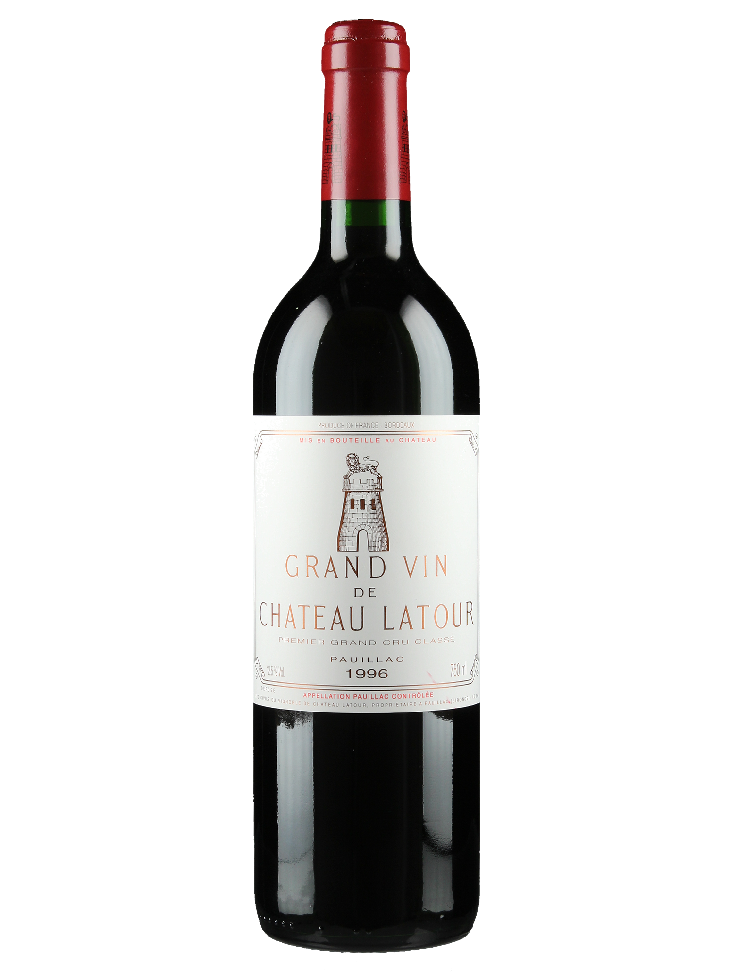 Château Latour Château Latour 1996 — PNG format 1520×2000 pixels