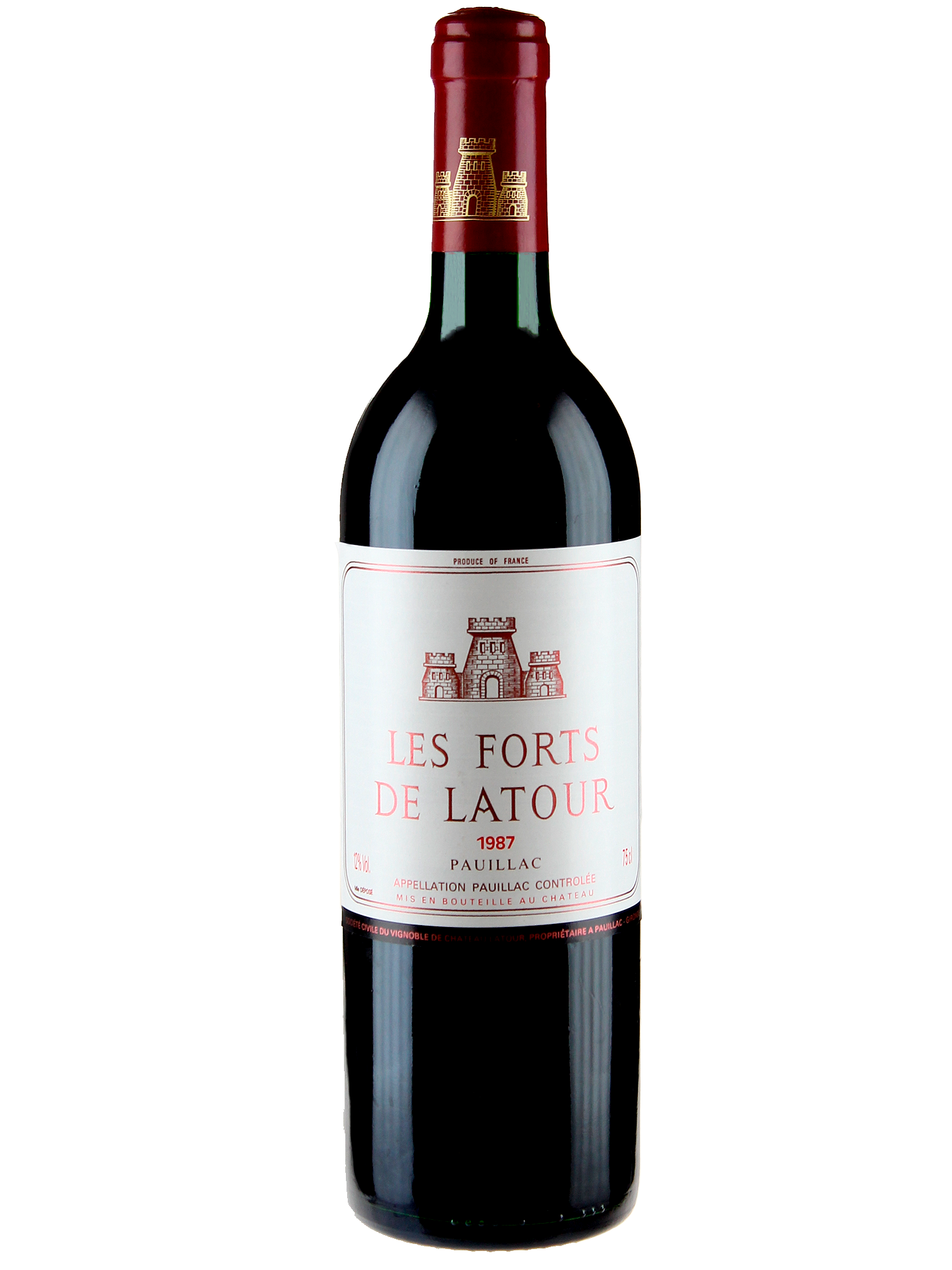 Château Latour Les Forts de Latour (2nd Vin) 1991 — PNG format 1500×2000 pixels