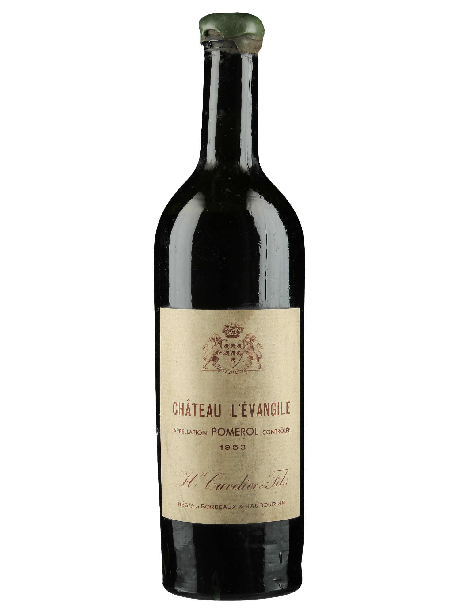 Château L’Évangile L’Évangile (French Bottled) 1953 — PNG format 1520×2000 pixels