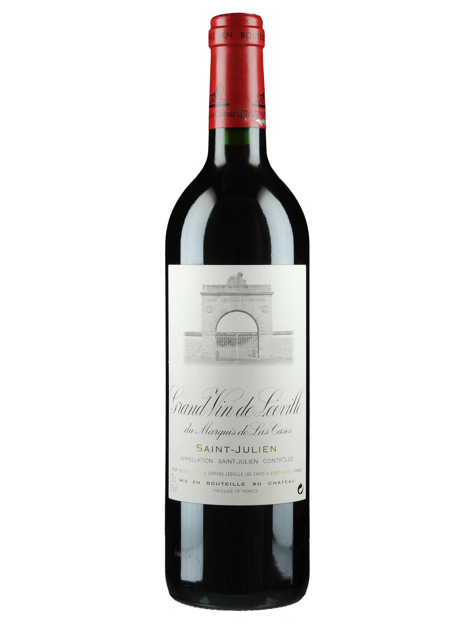 Château Léoville Las Cases Leoville Las Cases (Ex-Château) 1996 — PNG format 1520×2000 pixels