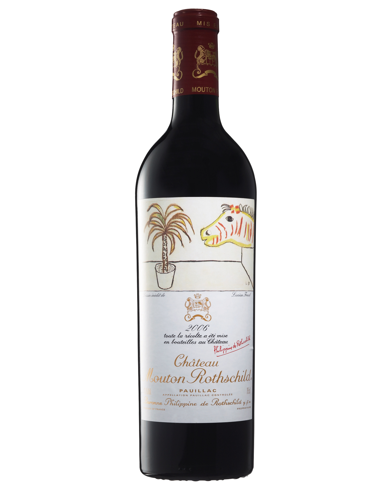 Château Mouton Rothschild Pauillac 2006 — PNG format 1600×2000 pixels