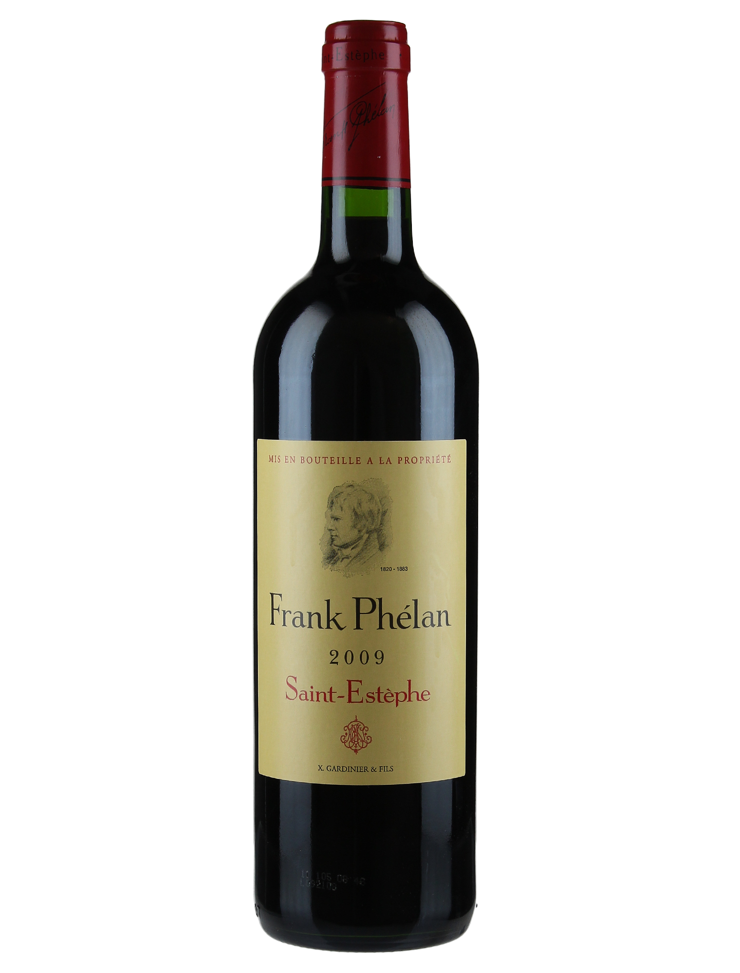 Château Phélan Ségur Frank Phélan (2nd Vin) 2012 — PNG format 1520×2000 pixels