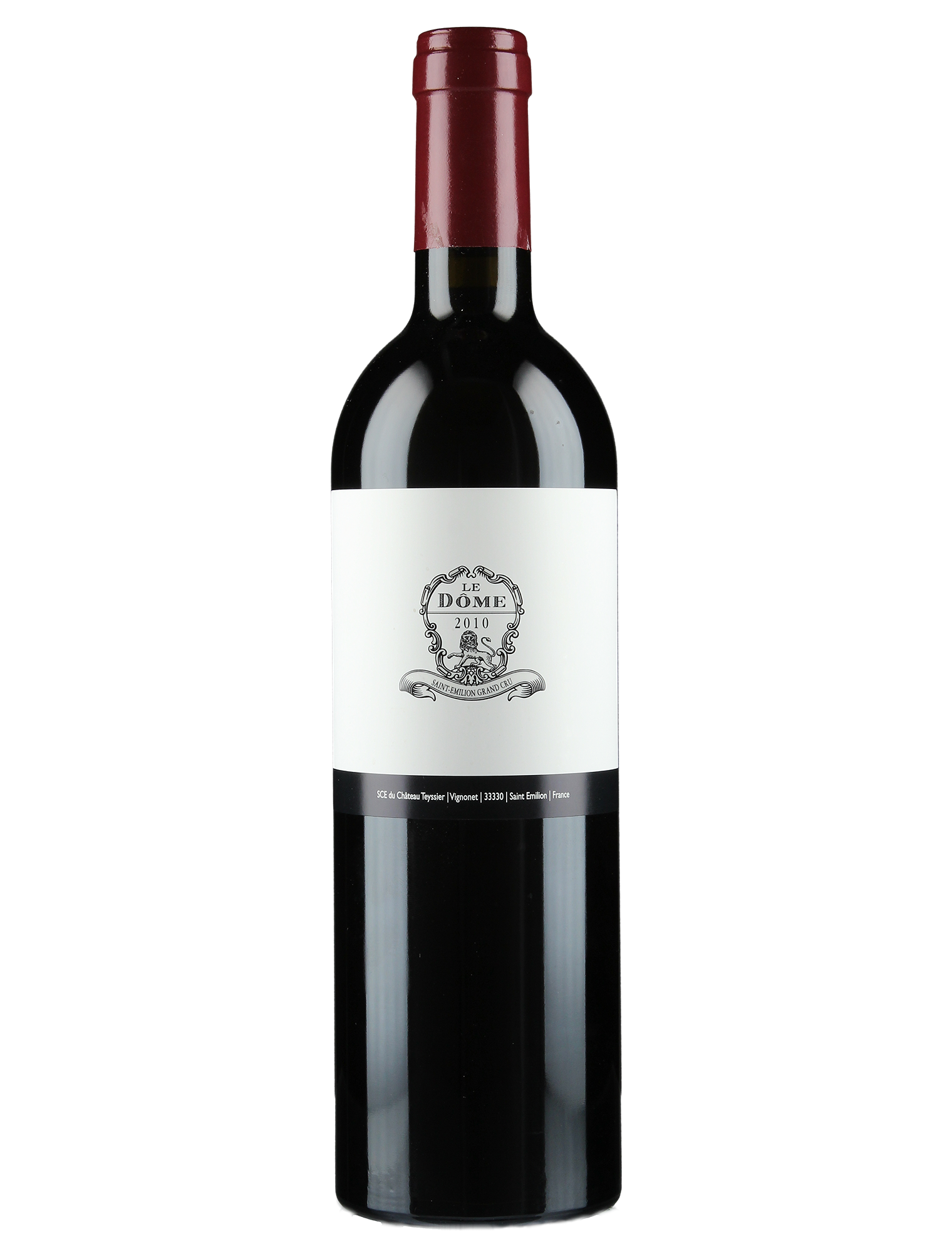 Château Teyssier Le Dome 2010 — PNG format 1520×2000 pixels