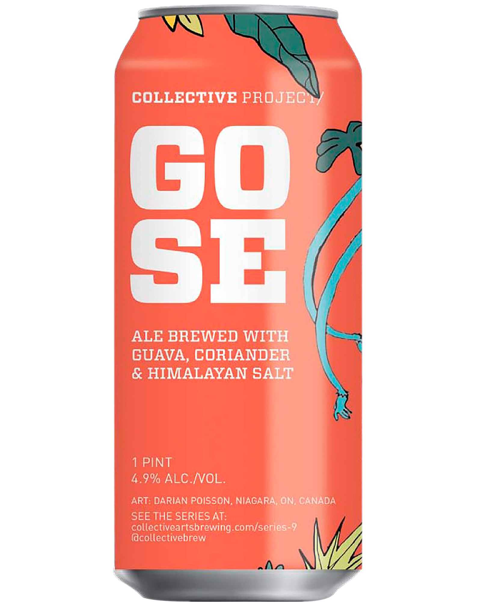 Collective Arts Guava Gose can — PNG format 1600×2000 pixels