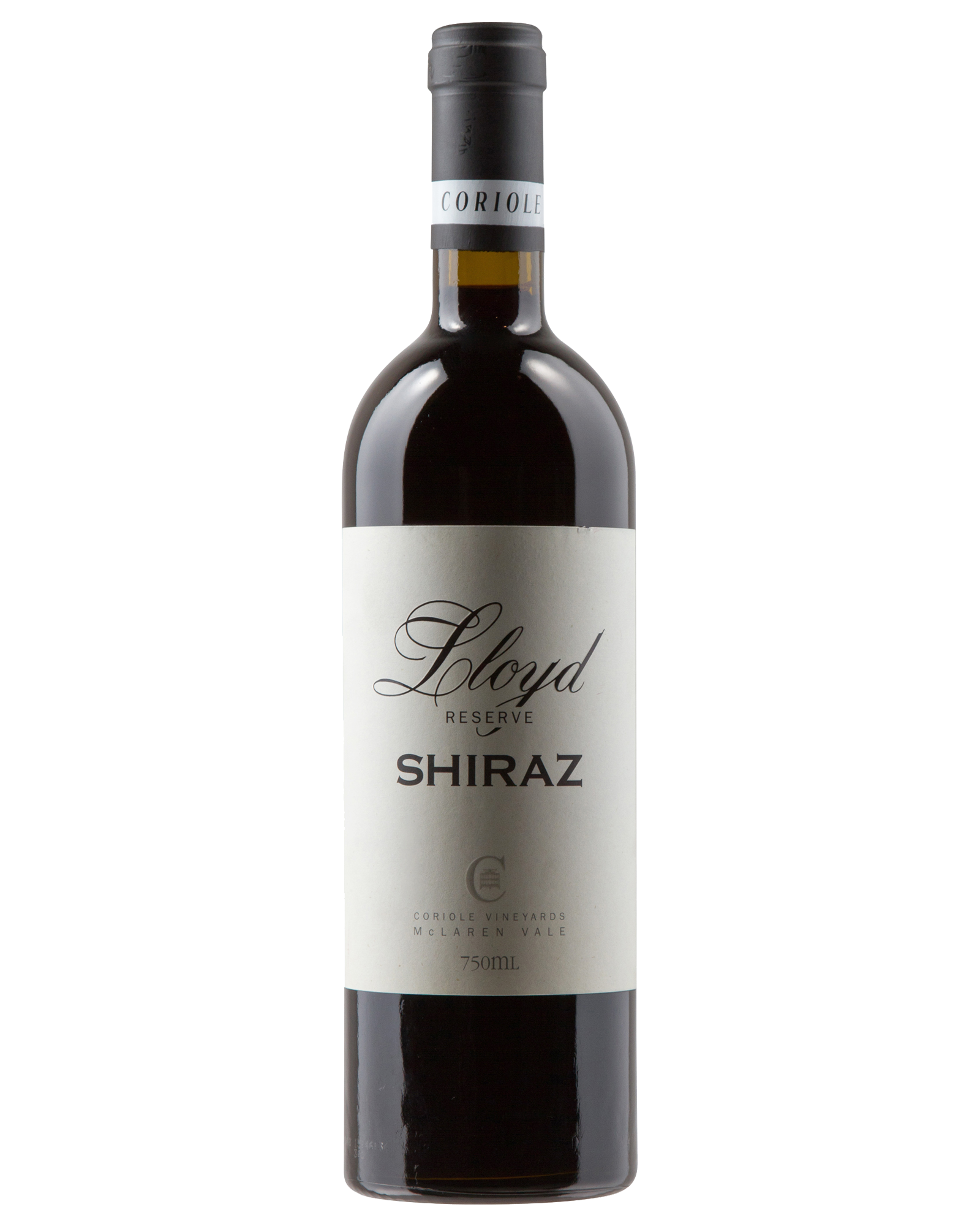 Coriole Lloyd Reserve Shiraz 2010 — PNG format 1600×2000 pixels