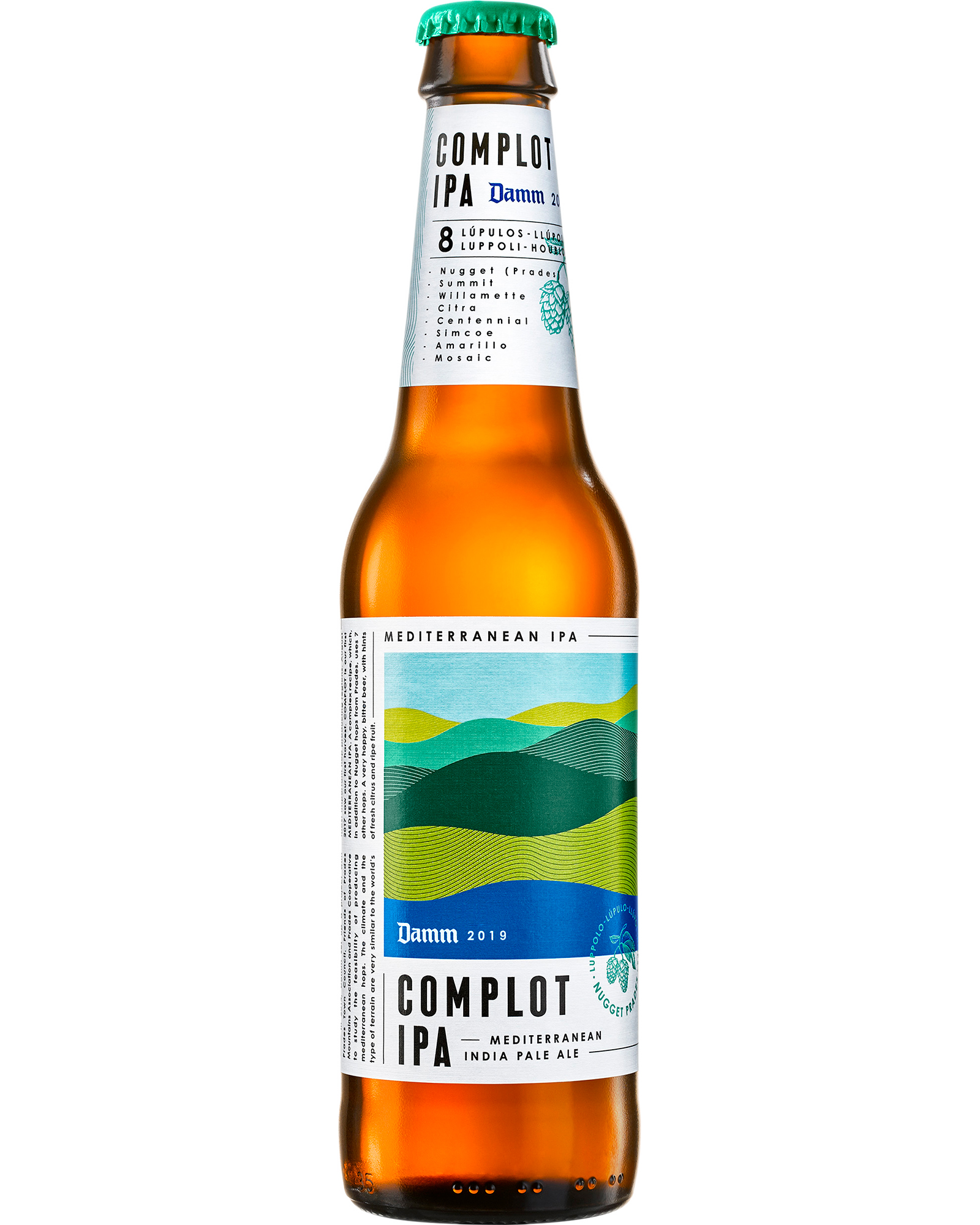 Damm Complot IPA — PNG format 1600×2000 pixels