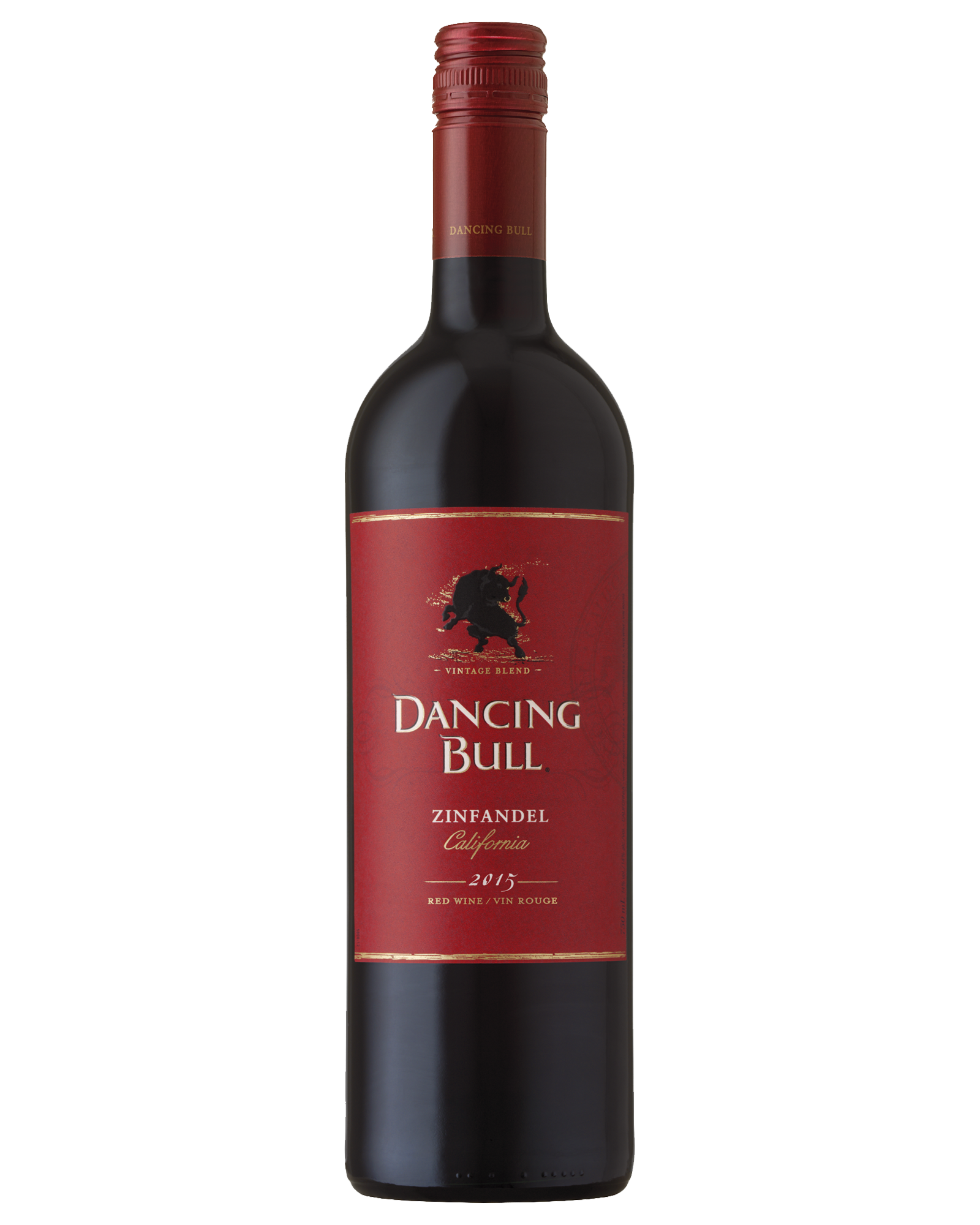Dancing Bull Zinfandel — PNG format 1600×2000 pixels