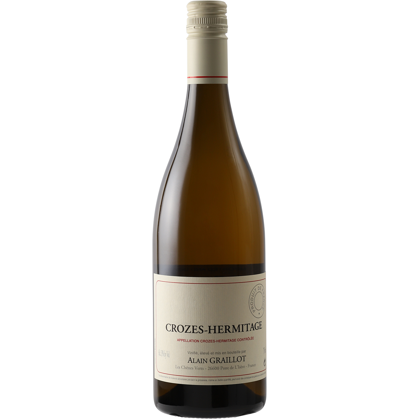 Domaine Graillot Alain Graillot Crozes-Hermitage Blanc 2019 — PNG format 1400×1400 pixels