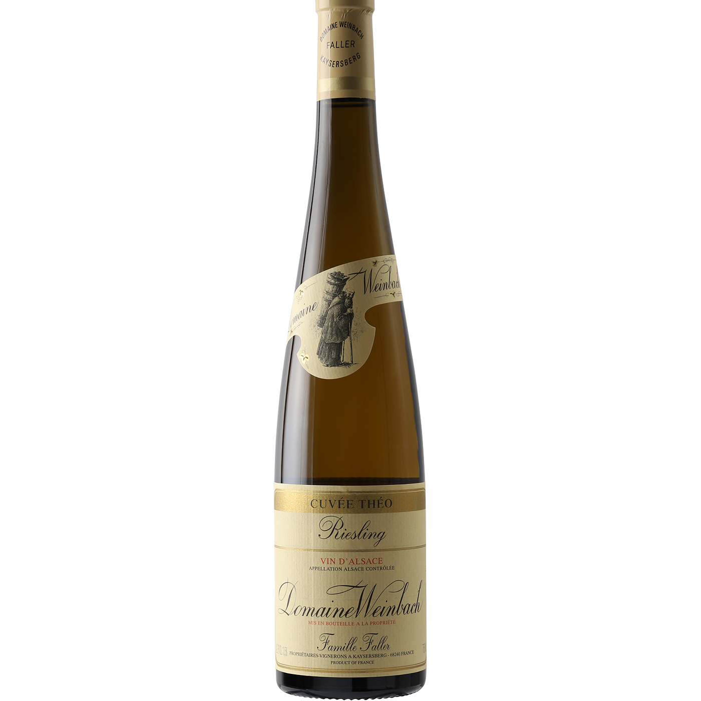 Domaine Weinbach Alsace Riesling Cuvee Theo 2018 — PNG format 1400×1400 pixels