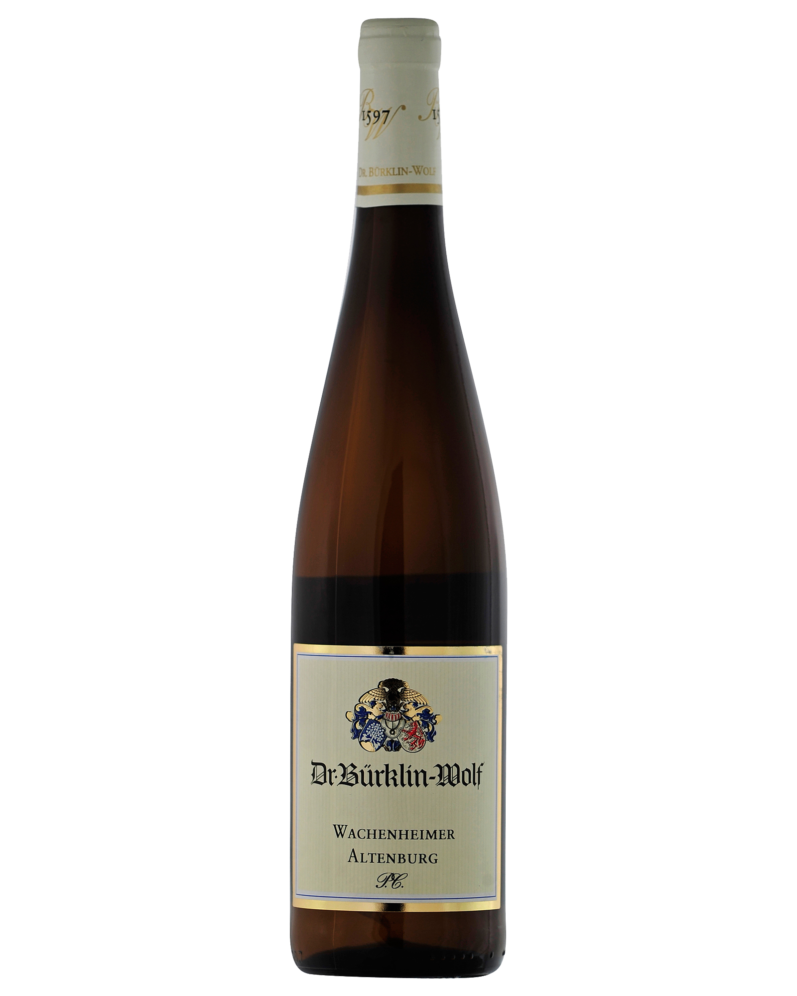 Dr B&uuml;rklin Wolf Wachenheimer Altenburg Riesling — PNG format 1600×2000 pixels