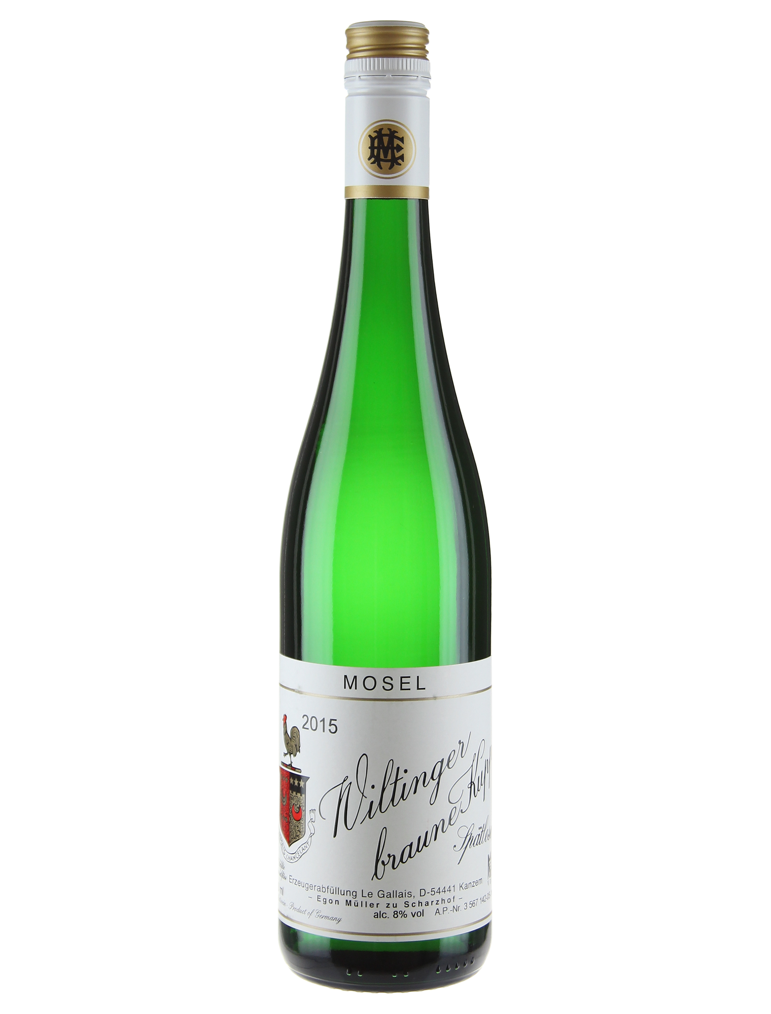 Egon Müller Scharzhof Riesling Spätlese Wiltinger Braune Kupp 2015 thumbnail
