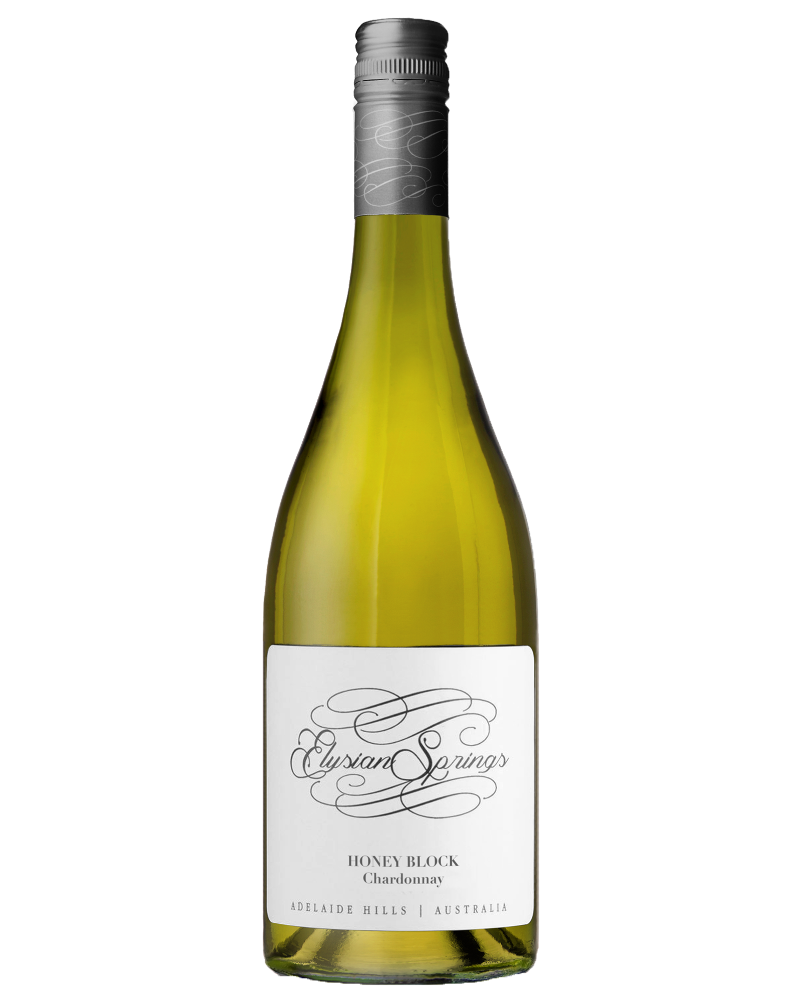 Elysian Springs Honey Block Adelaide Hills Chardonnay 2018 — PNG format 1600×2000 pixels