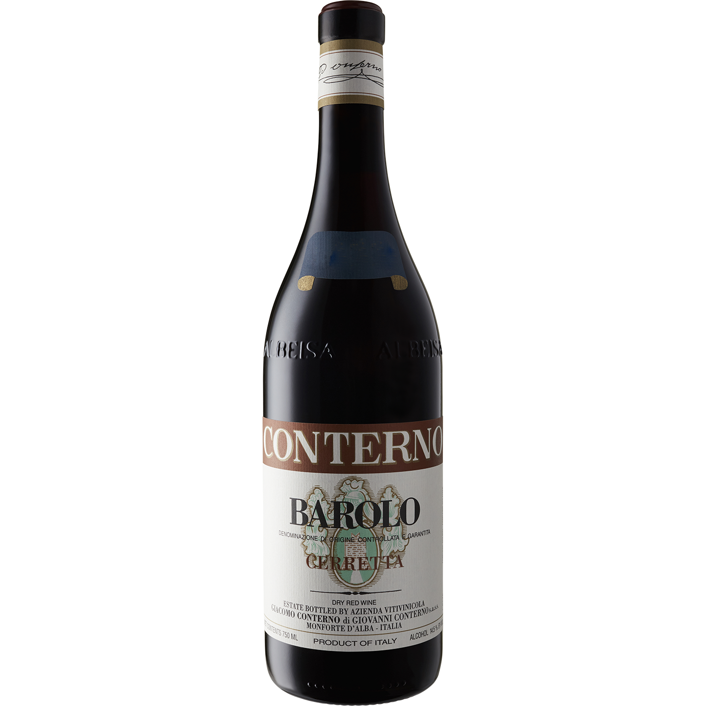 Giacomo Conterno Barolo Cerretta 2016 — PNG format 1400×1400 pixels