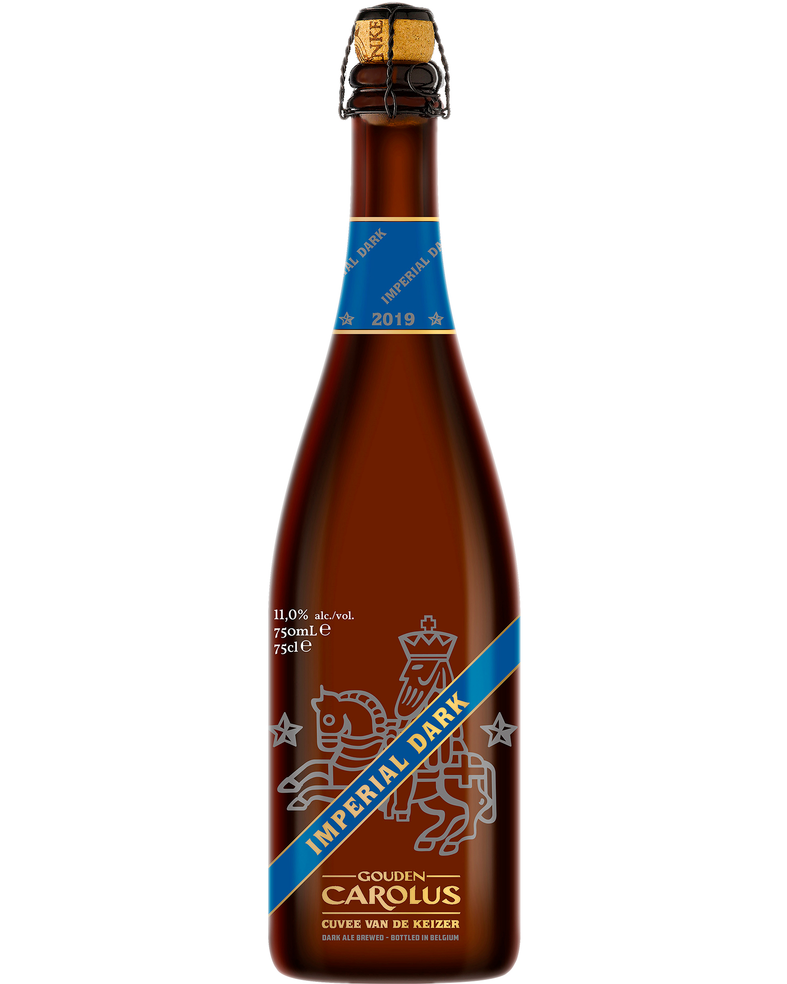 Gouden Carolus Cuvée van de Keizer Imperial Dark 2019 — PNG format 1600×2000 pixels