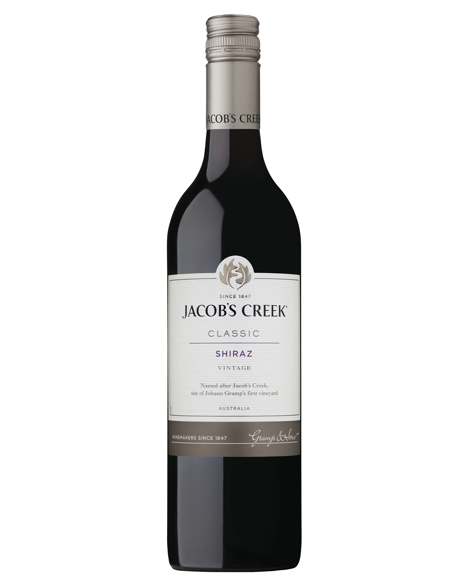 Jacob’s Creek Classic Shiraz — PNG format 1600×2000 pixels