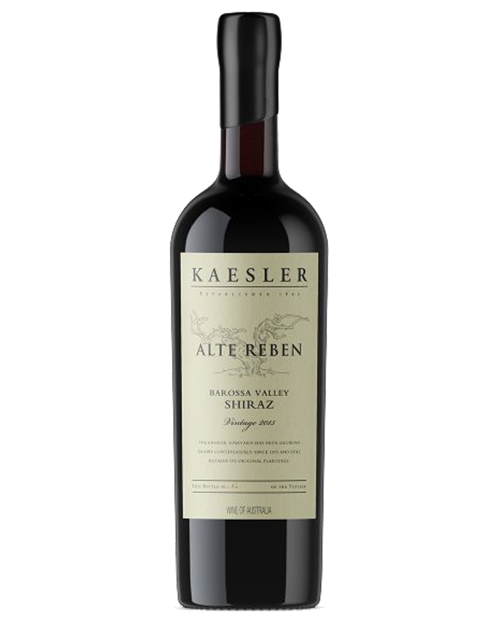 Kaesler Alte Reben Shiraz 2010 — PNG format 1600×2000 pixels