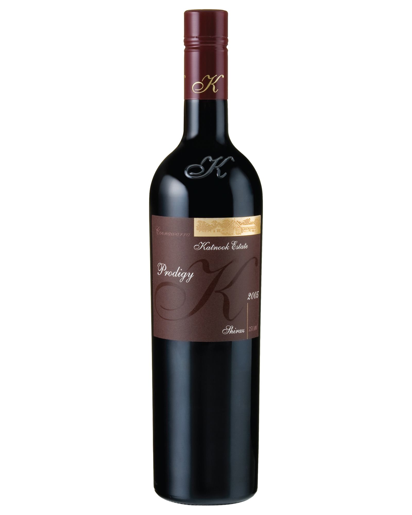 Katnook Estate Prodigy Shiraz 2005 — PNG format 1600×2000 pixels