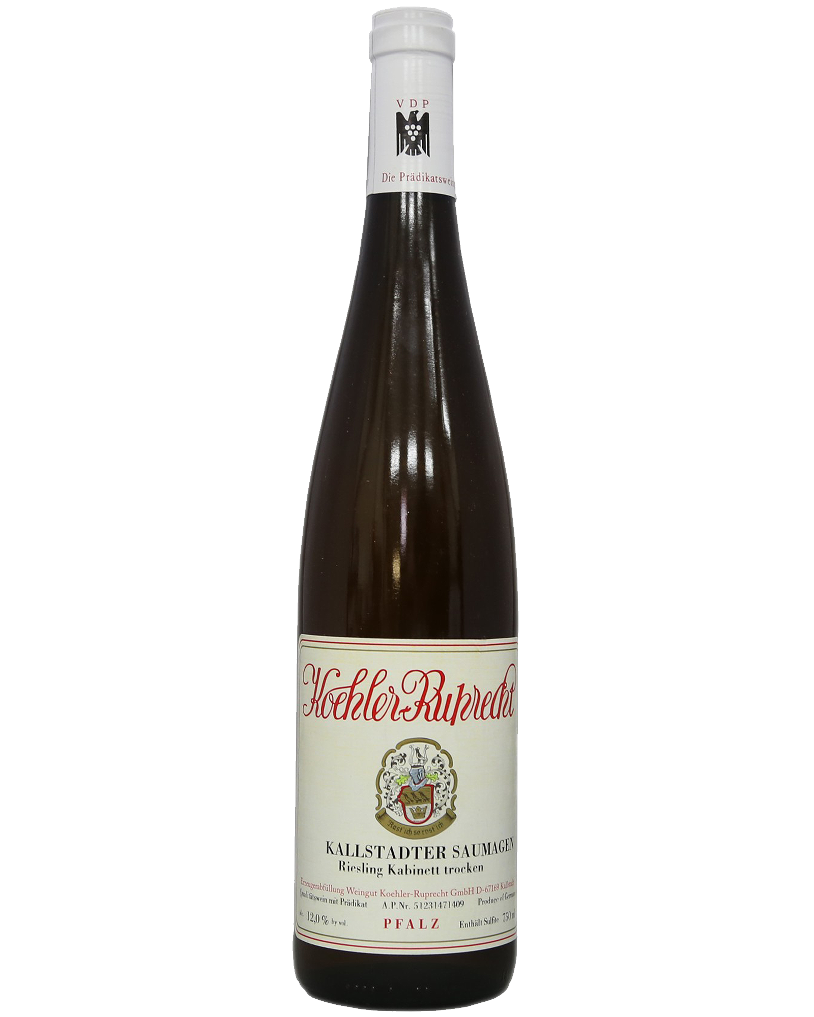 Koehler-Ruprecht Kallstader Saumagen Kabinett Trocken — PNG format 1600×2000 pixels