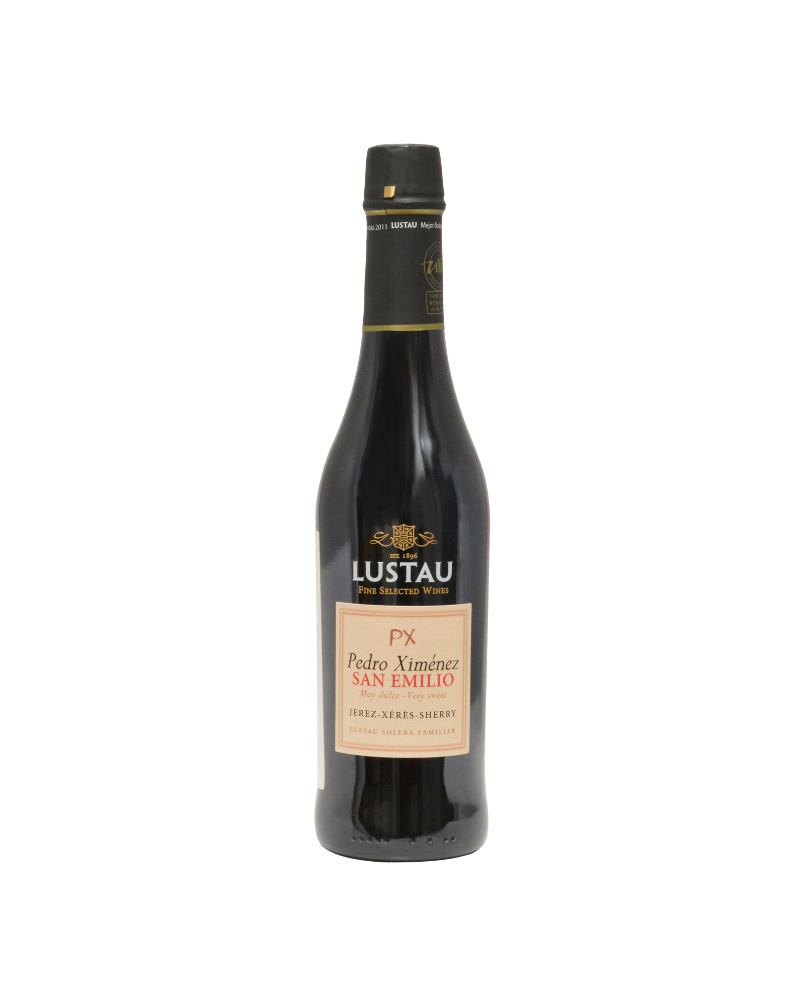 Lustau San Emilio Pedro Ximenez 375mL — PNG format 1600×2000 pixels