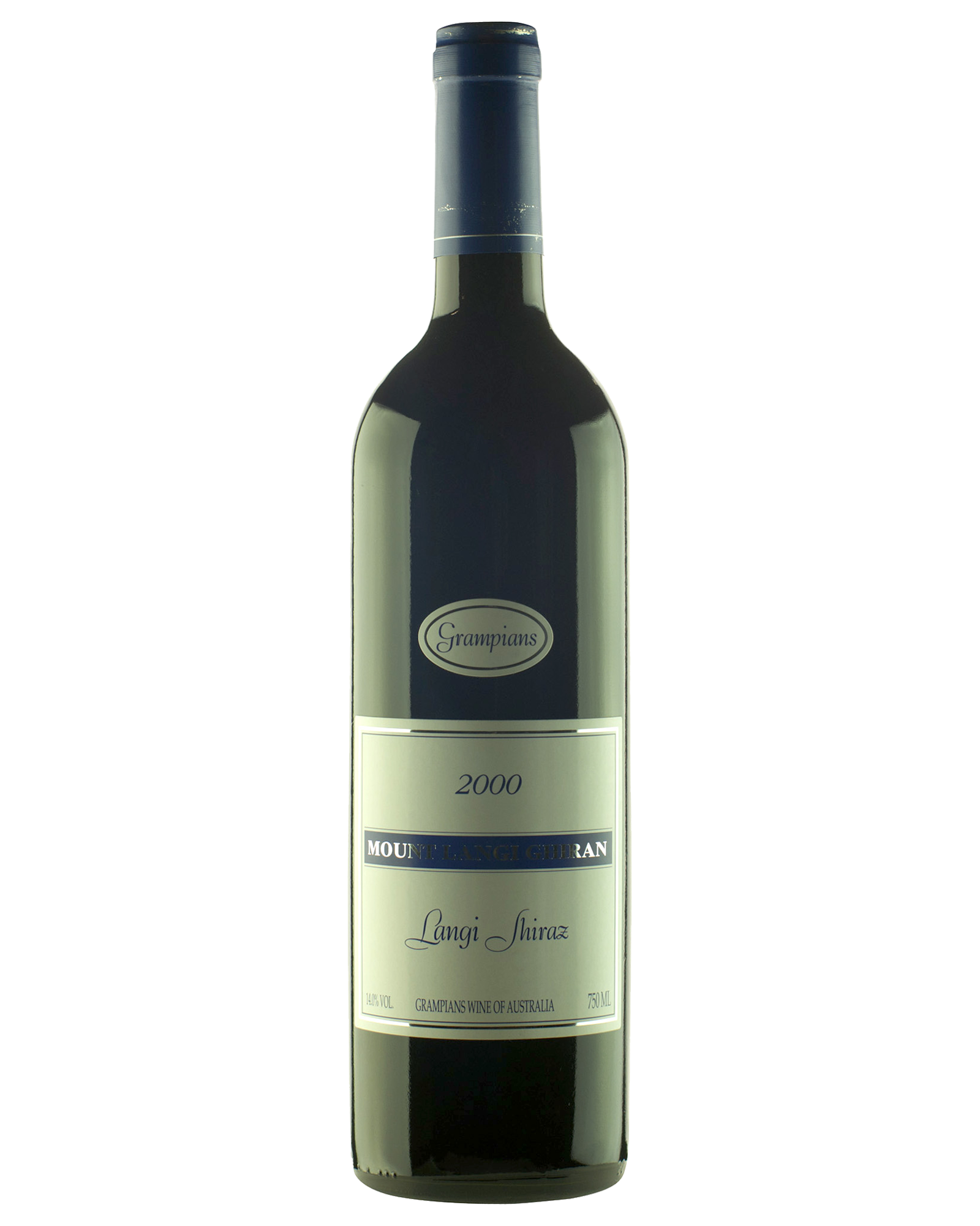 Mount Langi Ghiran Langi Shiraz 2000 — PNG format 1600×2000 pixels
