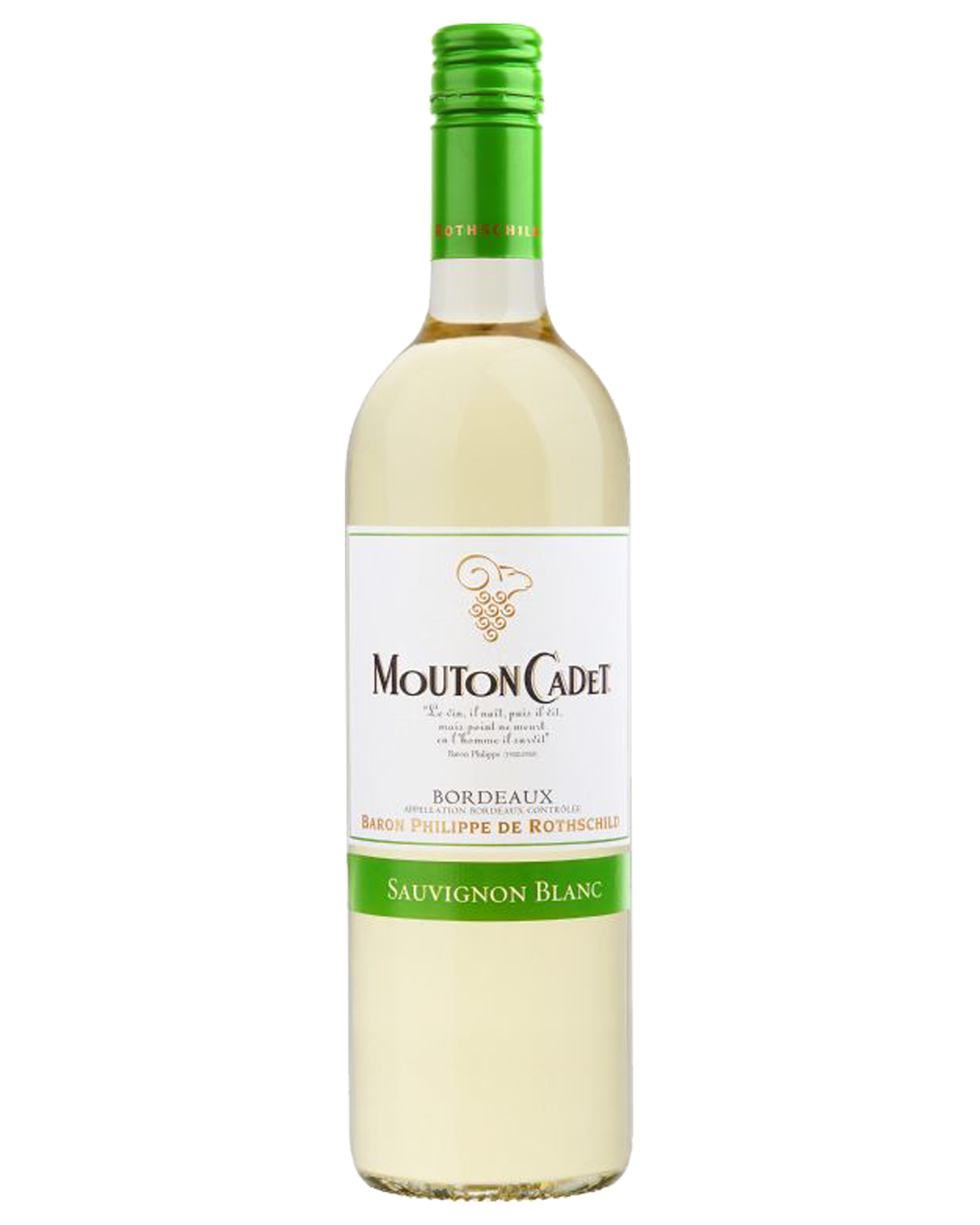 Mouton Cadet Sauvignon Blanc — PNG format 1600×2000 pixels
