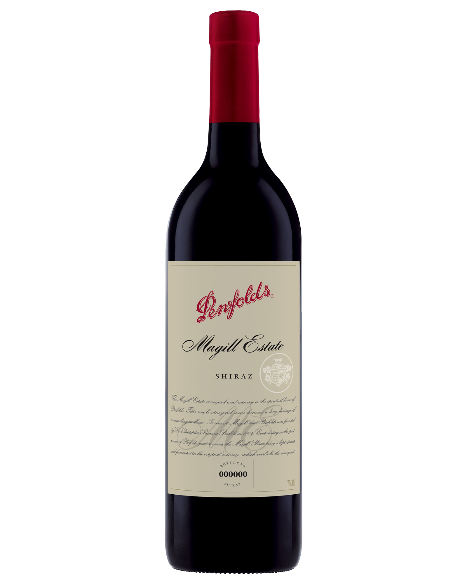 Penfolds Magill Estate Shiraz 2000 — PNG format 1600×2000 pixels