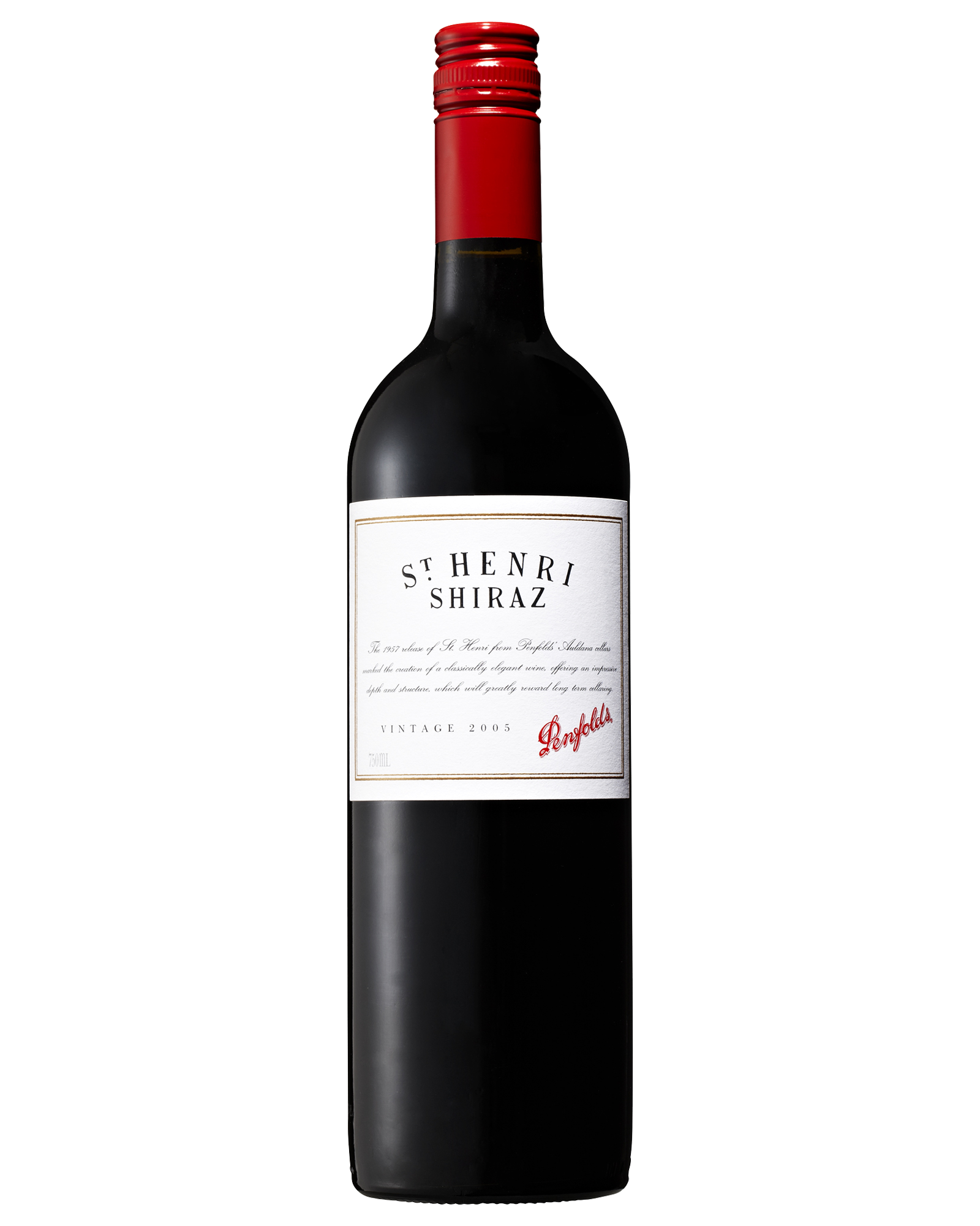 Penfolds St Henri Shiraz 2005 — PNG format 1600×2000 pixels