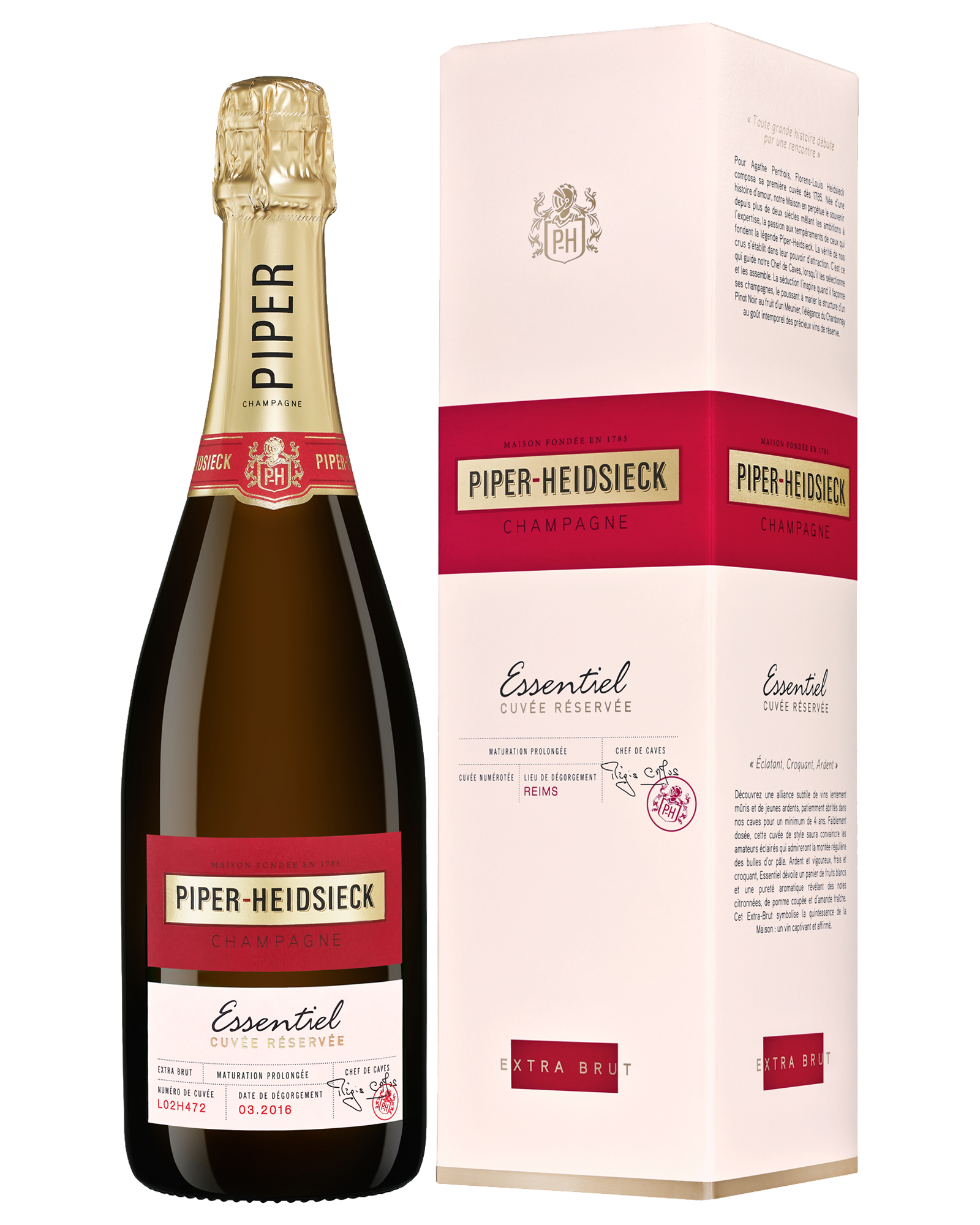 Piper-Heidsieck Essentiel Brut Champagne — PNG format 1600×2000 pixels