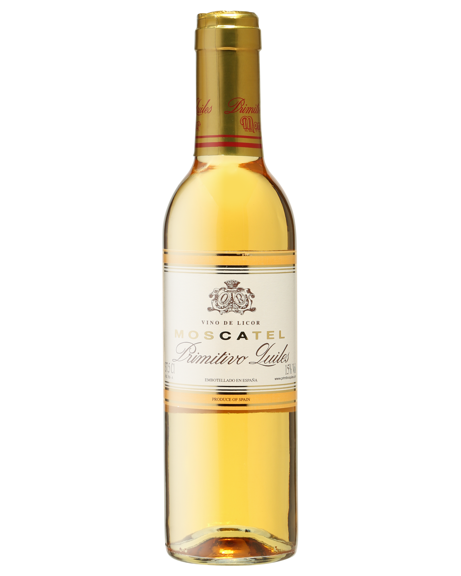 Primitivo Quiles Moscatel 375mL — PNG format 1600×2000 pixels
