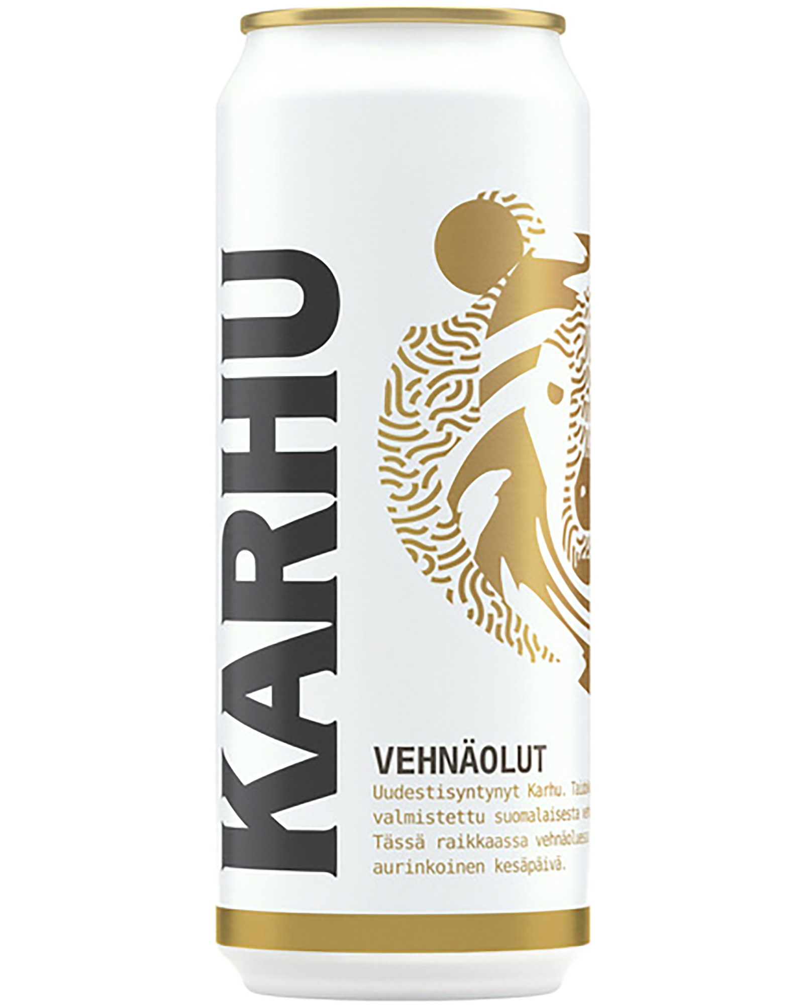 Sinebrychoff Karhu Vehnäolut can — PNG format 1600×2000 pixels