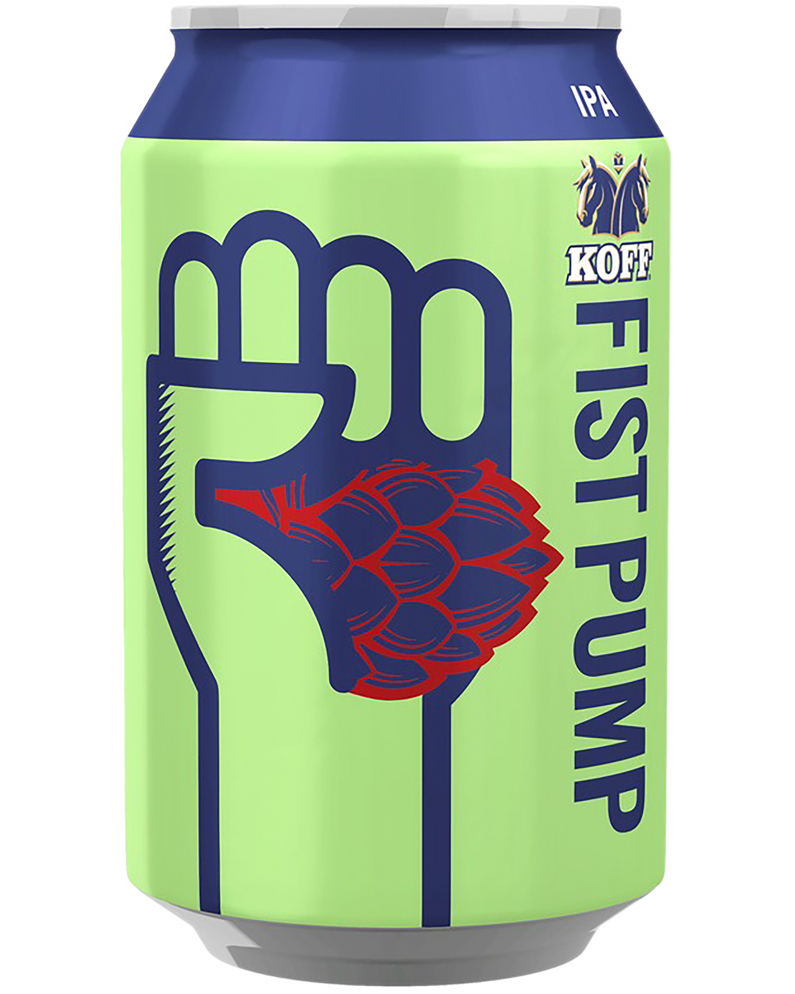 Sinebrychoff Koff Fist Pump IPA can — PNG format 1600×2000 pixels