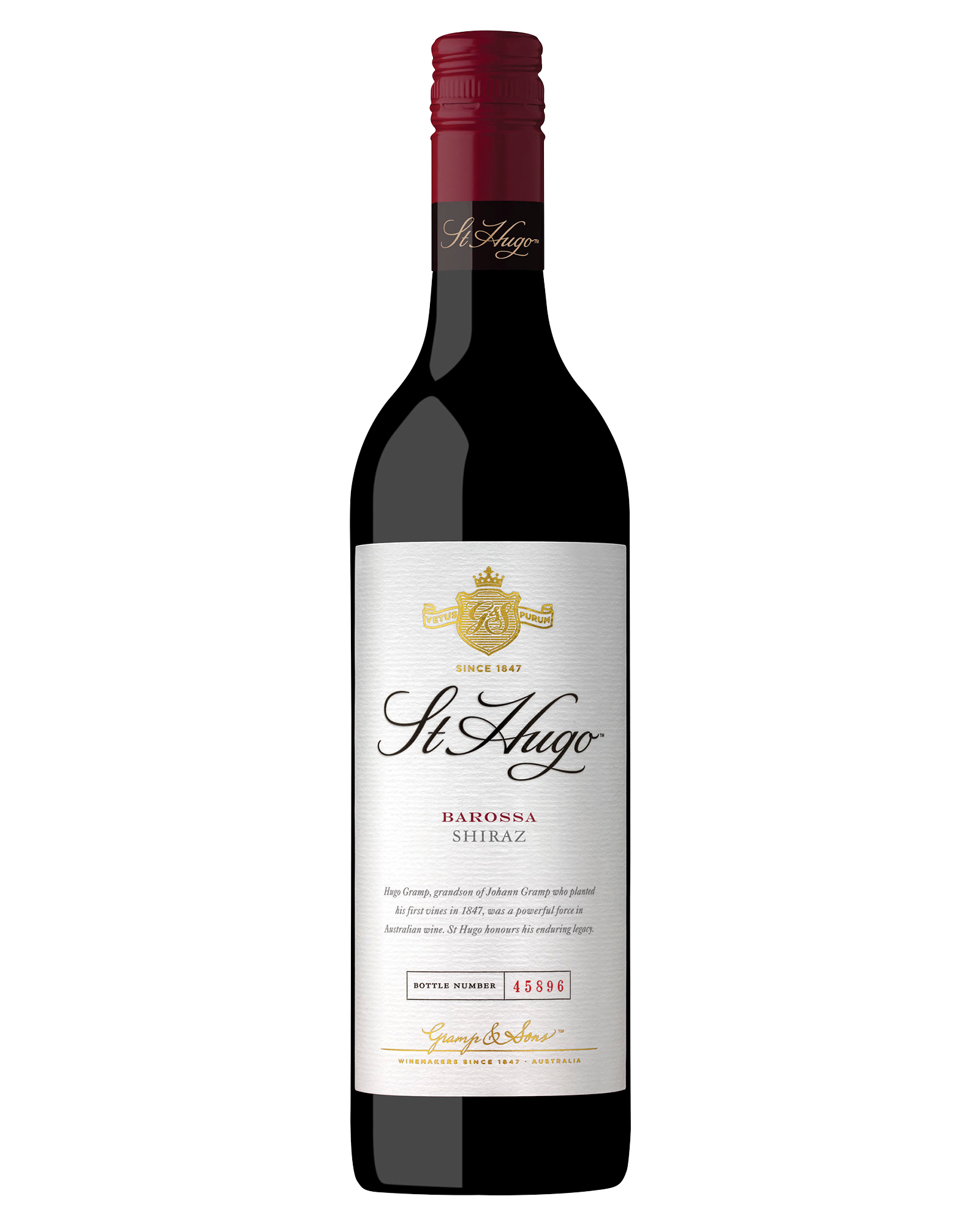 St Hugo Shiraz — PNG format 1600×2000 pixels