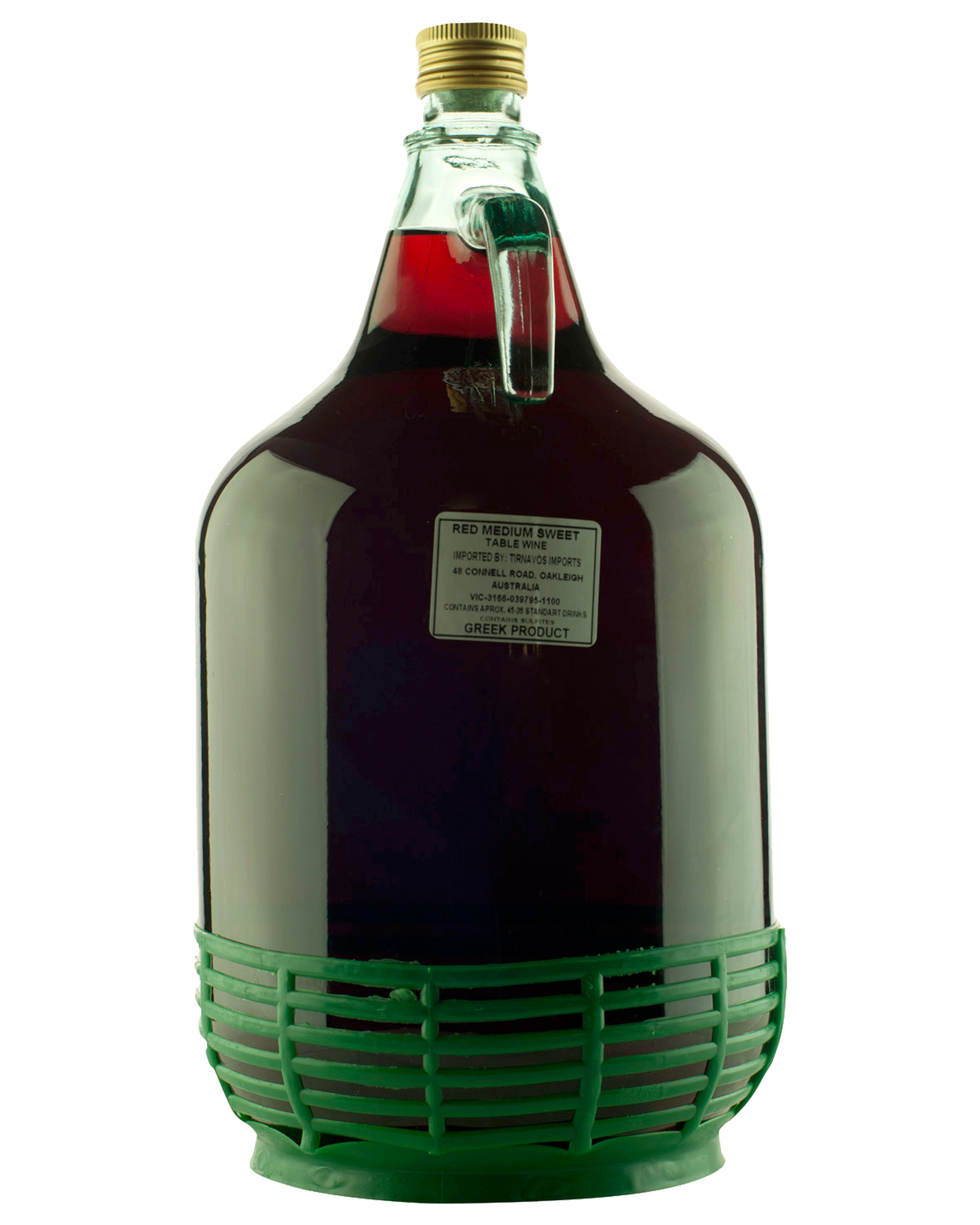 Vasdavanos Imiglykos Red 5L — PNG format 1600×2000 pixels