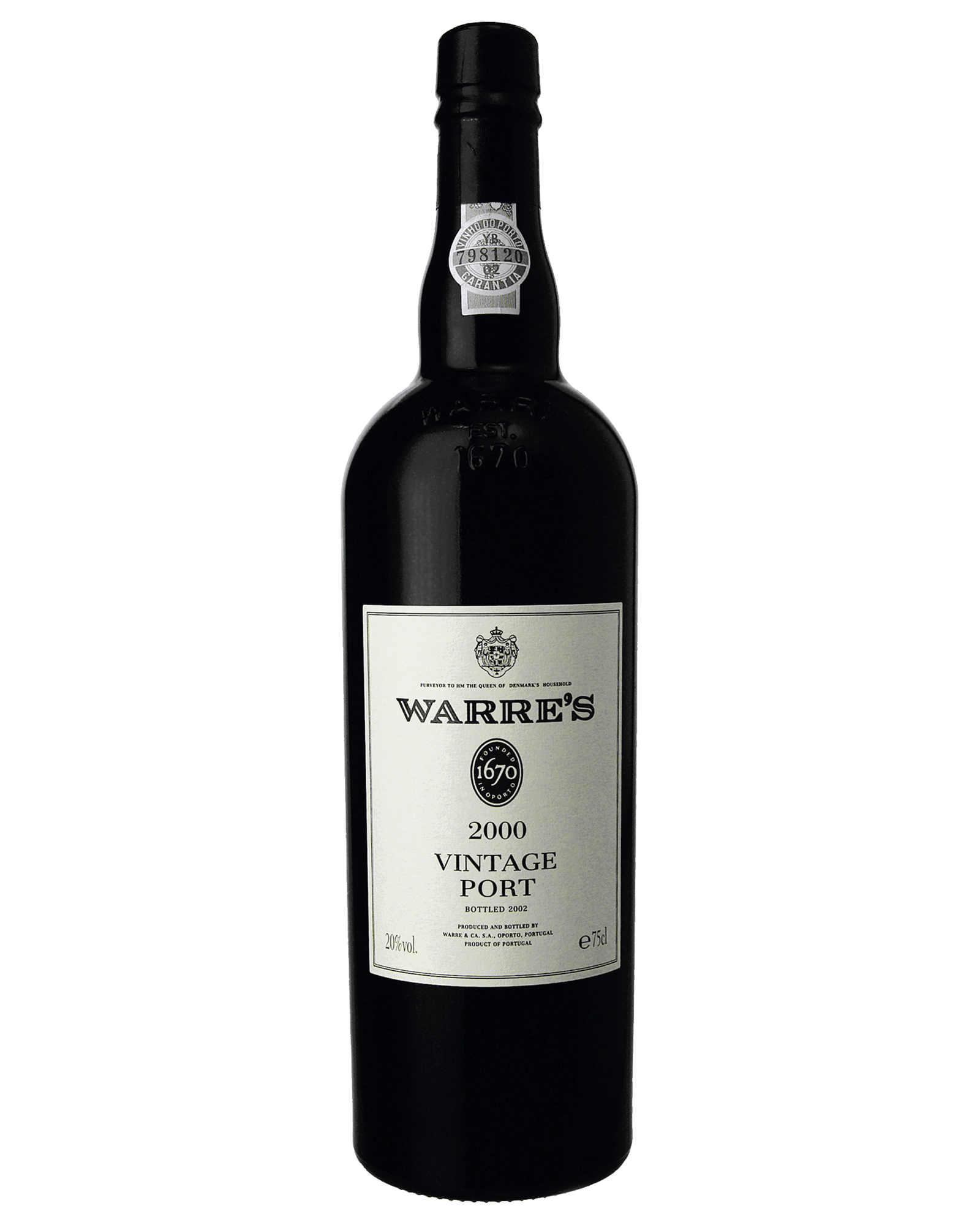 Warres Vintage Port 2000 — PNG format 1600×2000 pixels